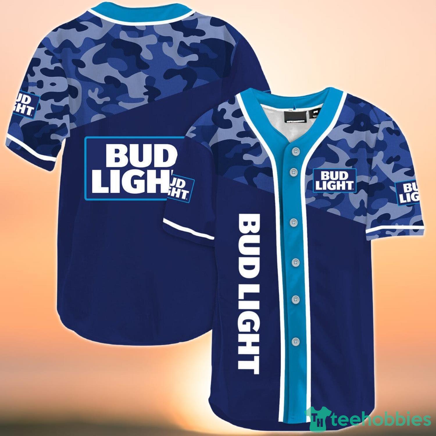 Bud light discount baseball jersey