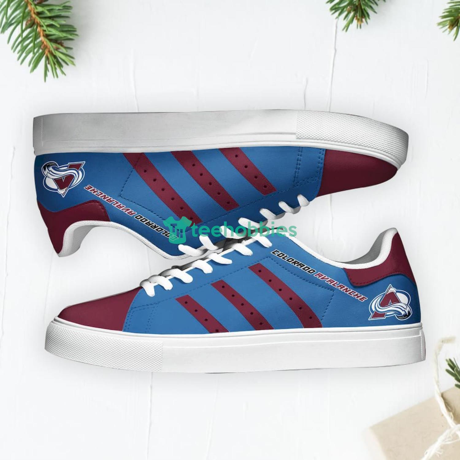 Colorado Avalanche Stan Smith Low Top Skate Shoes Sneakers For Fans Product Photo 2