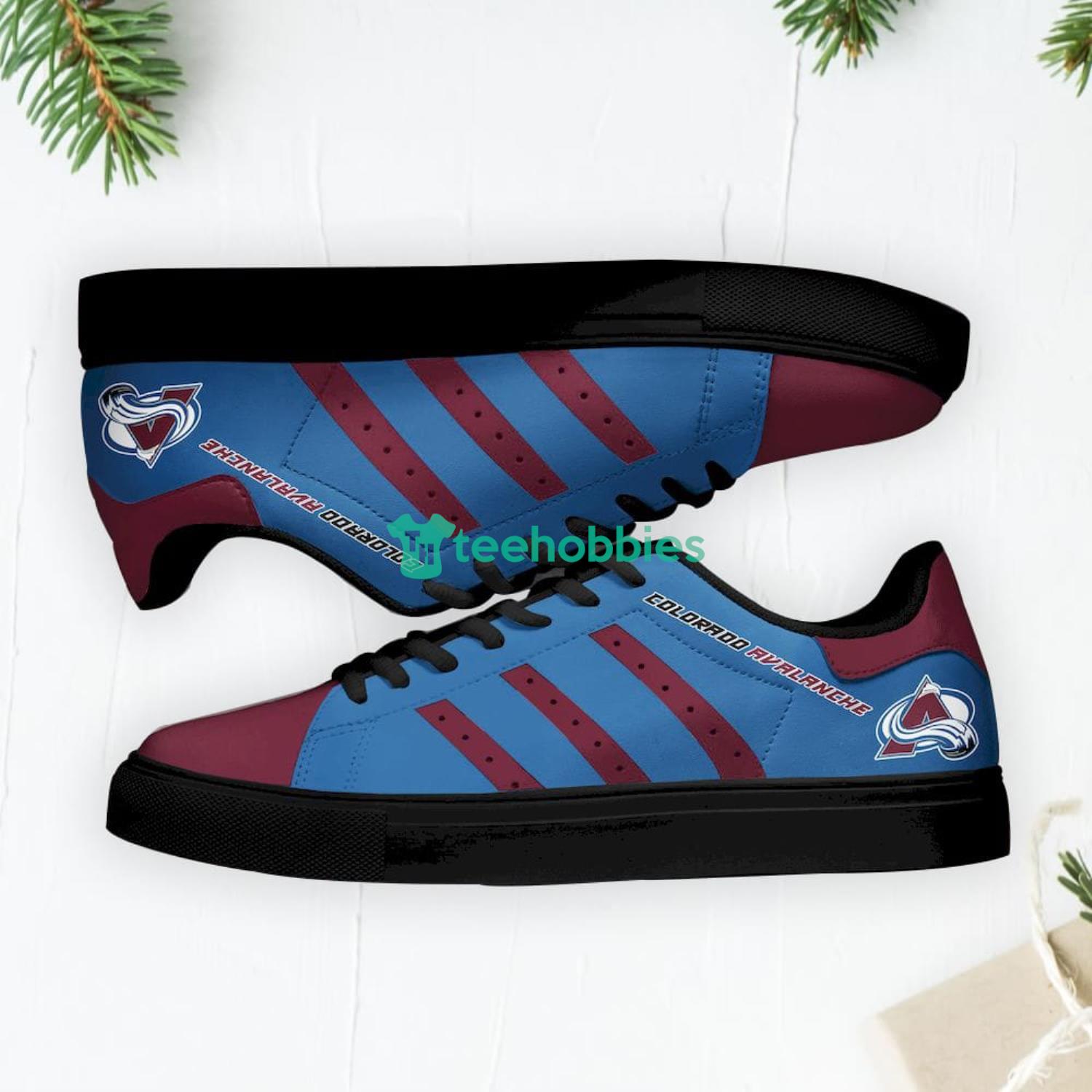 Colorado Avalanche Stan Smith Low Top Skate Shoes Sneakers For Fans Product Photo 1