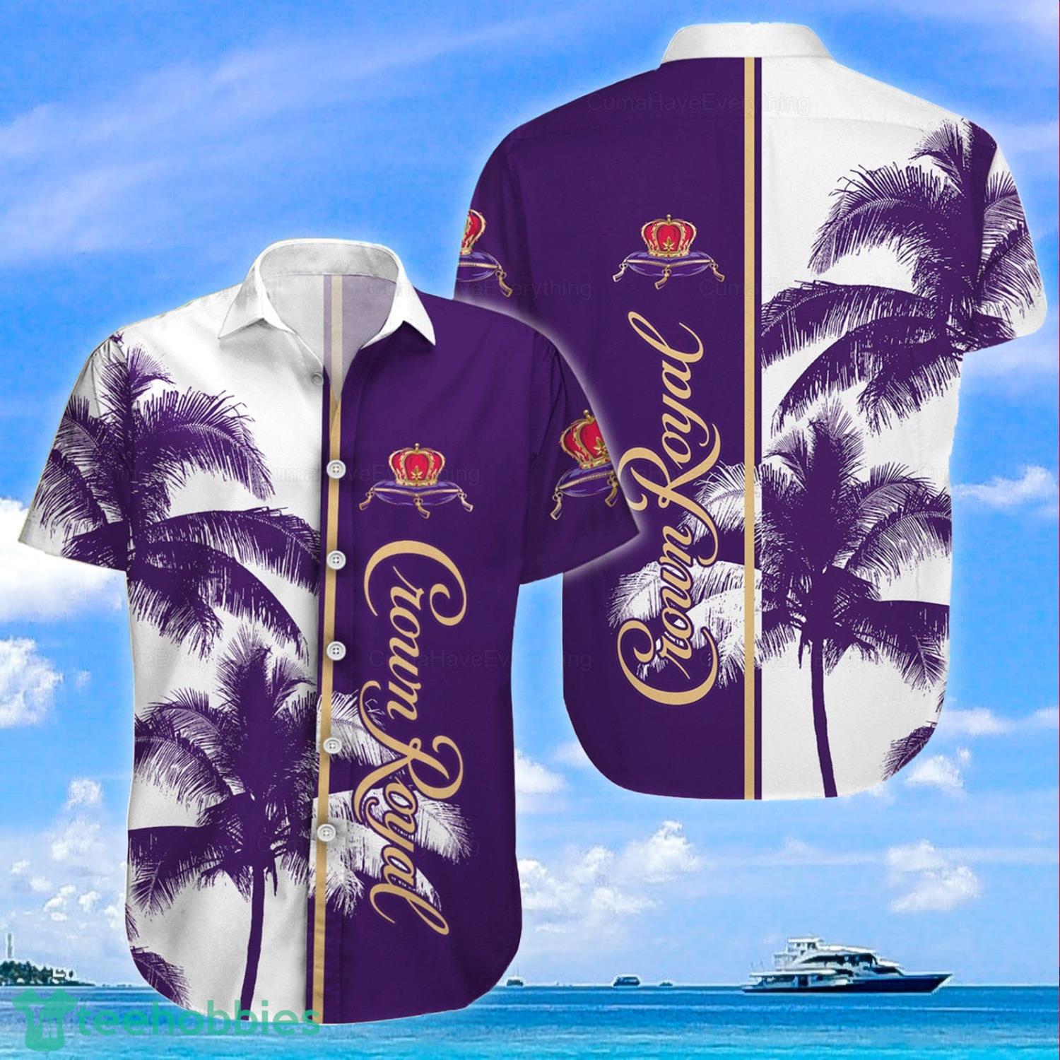 crown royal button up shirt