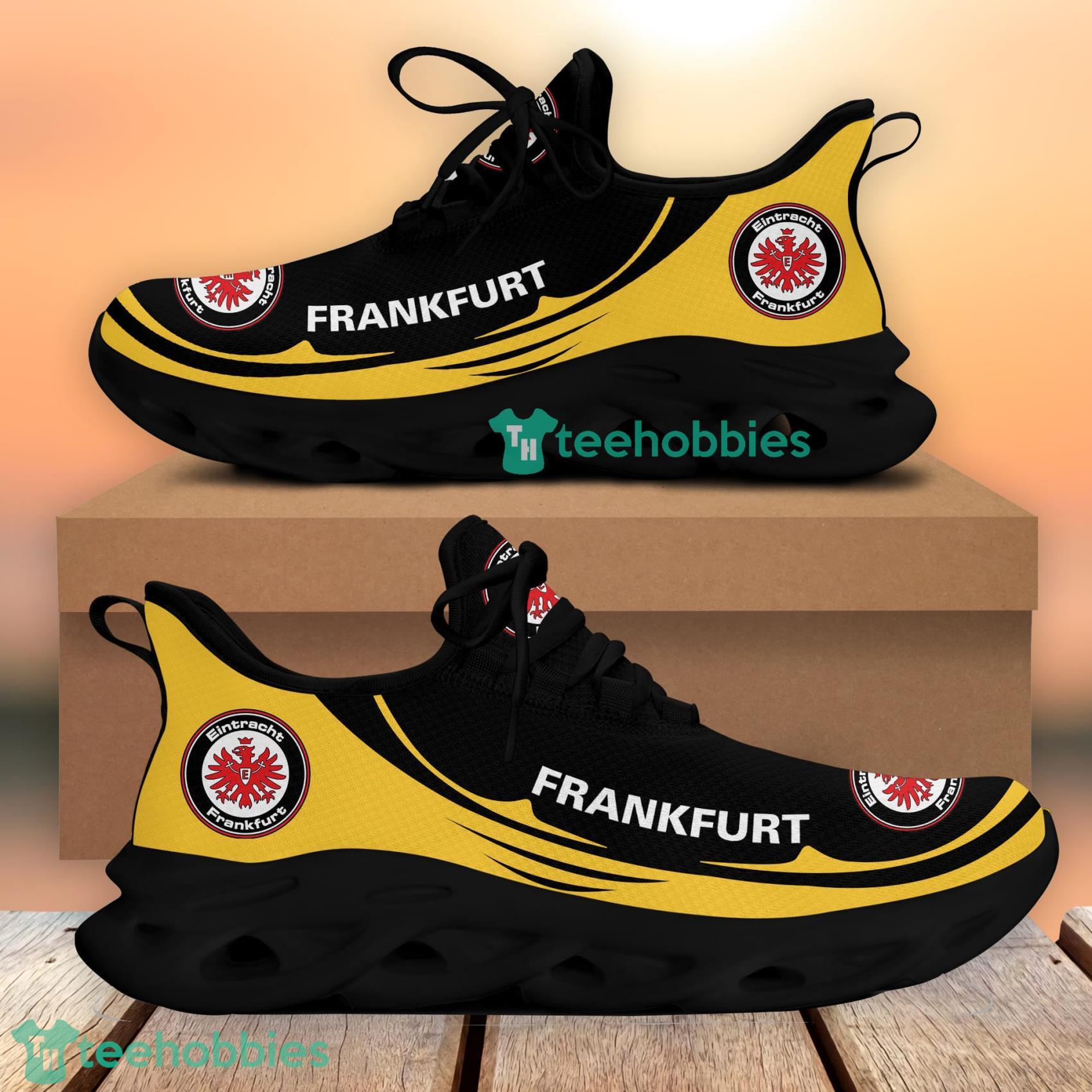 Eintracht Frankfurt Men And Women Running Sneakers Ver 22 Max Soul Shoes Product Photo 1