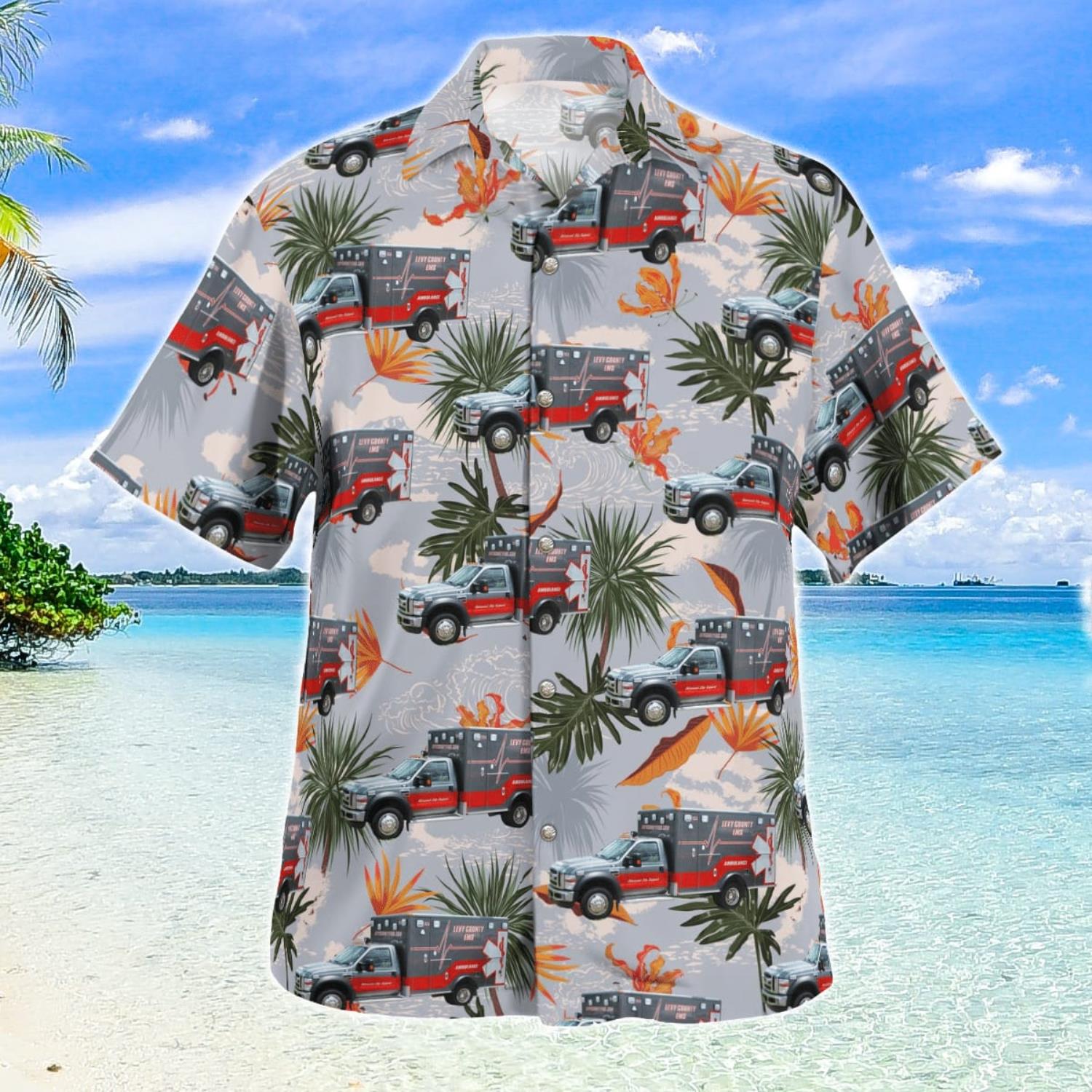 Florida Levy County EMS Hawaiian Shirt Men And Women Summer Gift Product Photo 3 Florida Levy County EMS Hawaiian Shirt Men And Women Summer Gift Product Photo 3