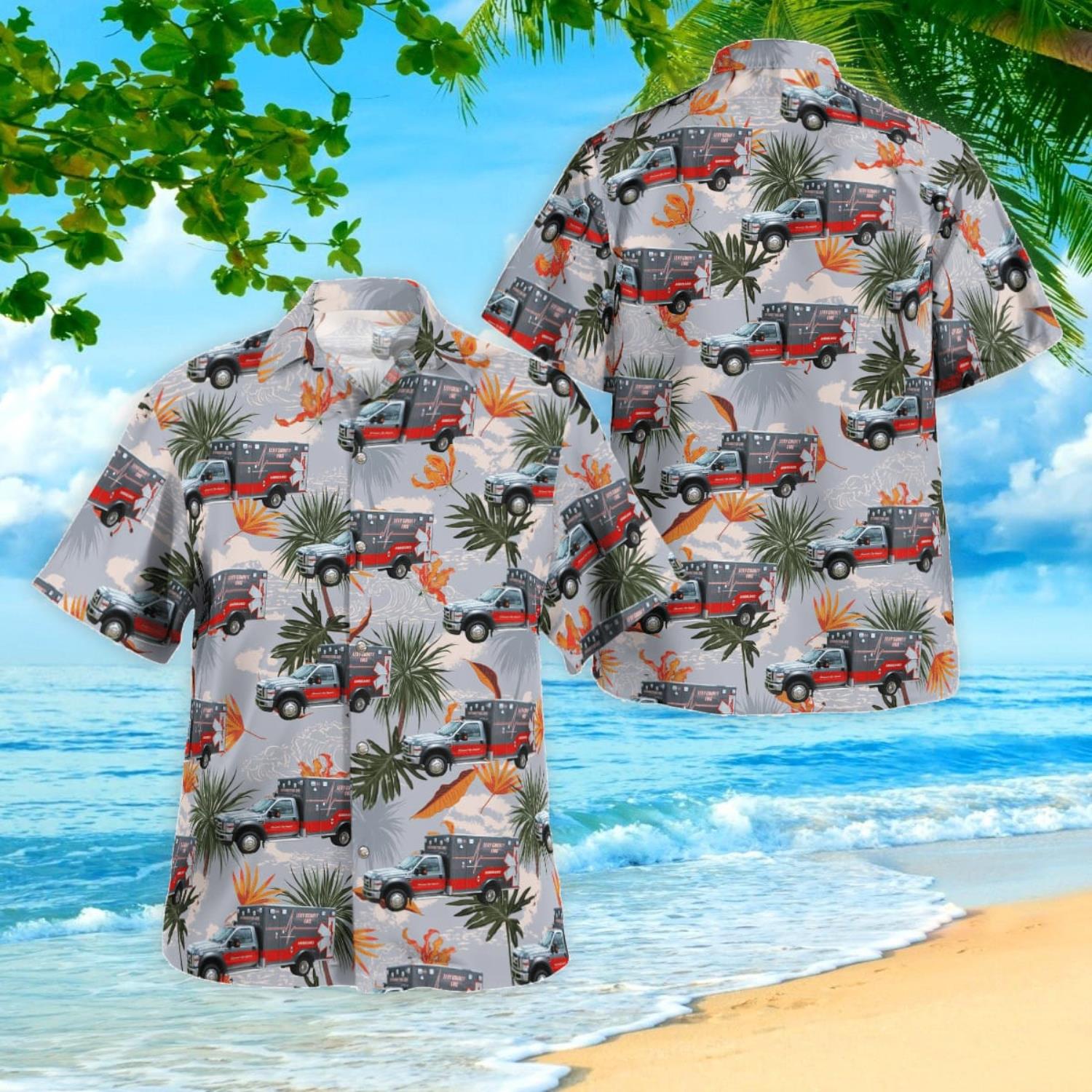 Florida Levy County EMS Hawaiian Shirt Men And Women Summer Gift Product Photo 1 Florida Levy County EMS Hawaiian Shirt Men And Women Summer Gift Product Photo 1