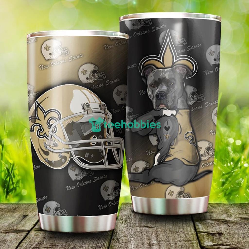 New Orleans Saints Football stainless steel drink tumbler