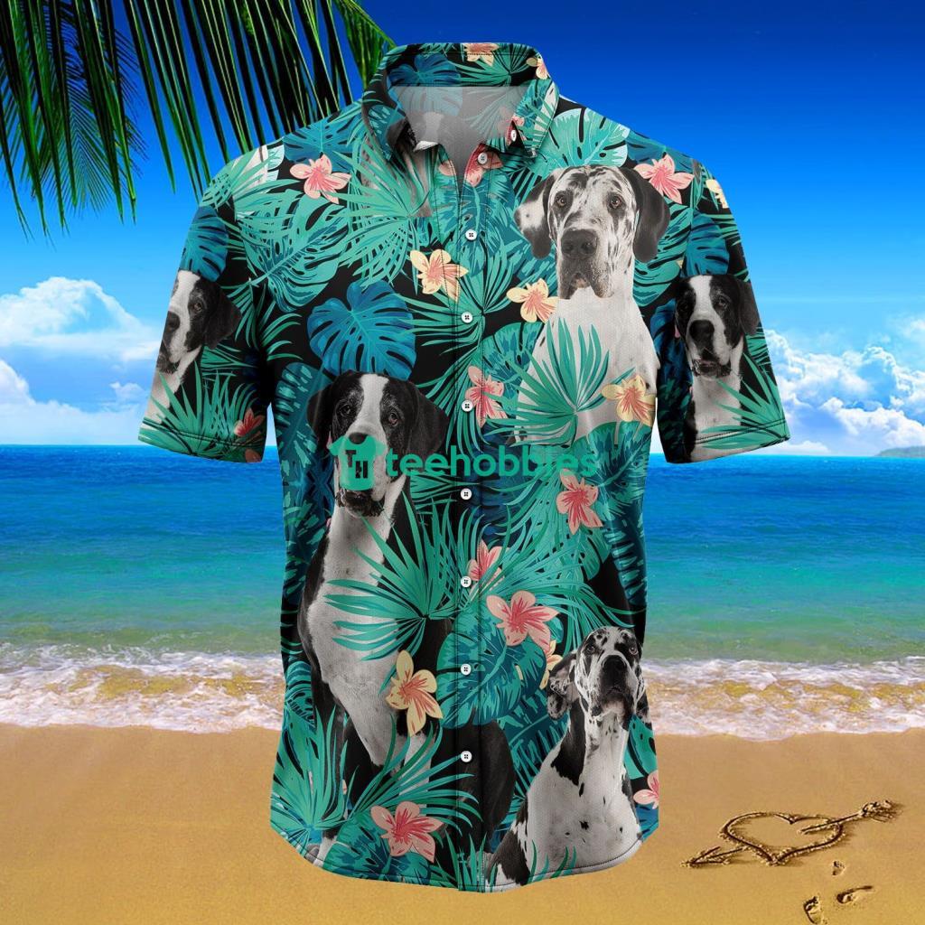 Great Dane Tropical Hawaiian Shirt For Men And Women - Great Dane Tropical Hawaiian Shirt For Men And Women