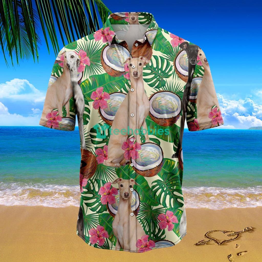 Greyhound Tropical Coconut Tropical Hawaiian Shirt For Men And Women - Greyhound Tropical Coconut Tropical Hawaiian Shirt For Men And Women