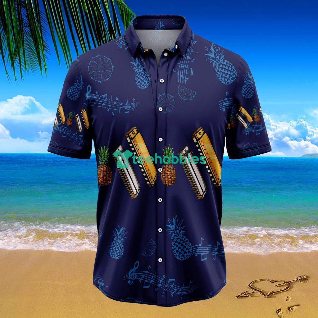 Harmonica Musical Instrument Tropical Hawaiian Shirt For Men And Women - Harmonica Musical Instrument Tropical Hawaiian Shirt For Men And Women