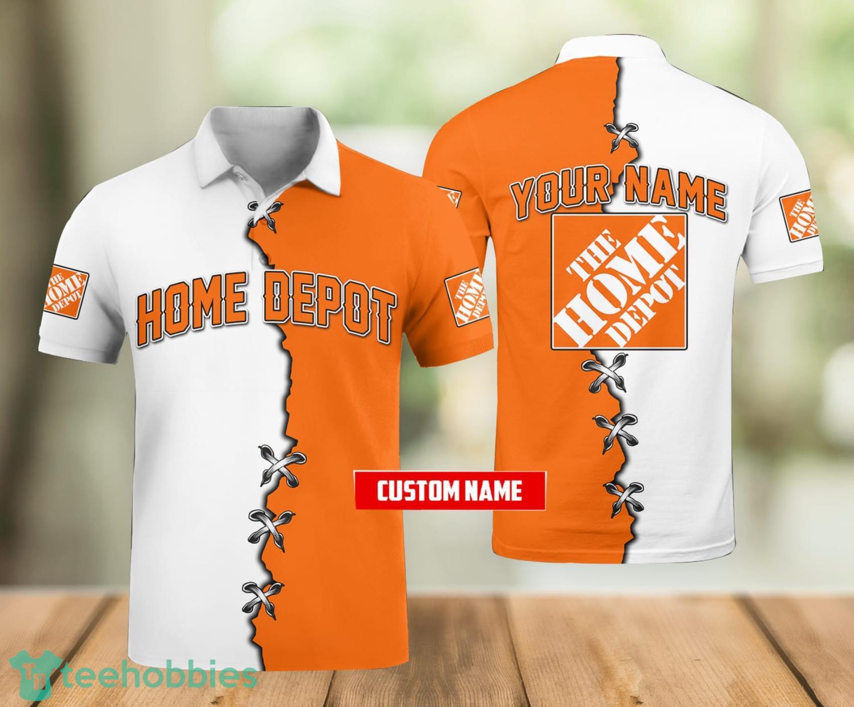 Home Depot Custom Name Polo Shirt Product Photo 1 Home Depot Custom Name Polo Shirt Product Photo 1