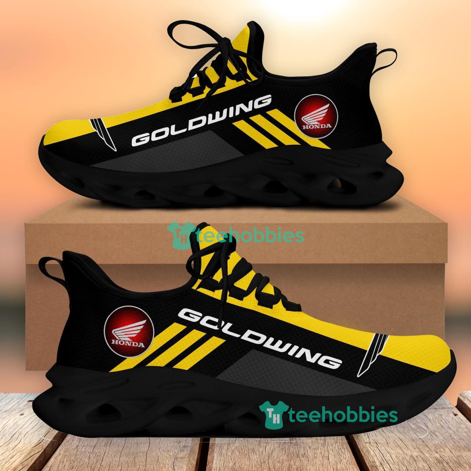 Honda Gold Wing Running Sneakers Max Soul Shoes For Sport Fans Yellow Striped Shoes Product Photo 1 Honda Gold Wing Running Sneakers Max Soul Shoes For Sport Fans Yellow Striped Shoes Product Photo 1