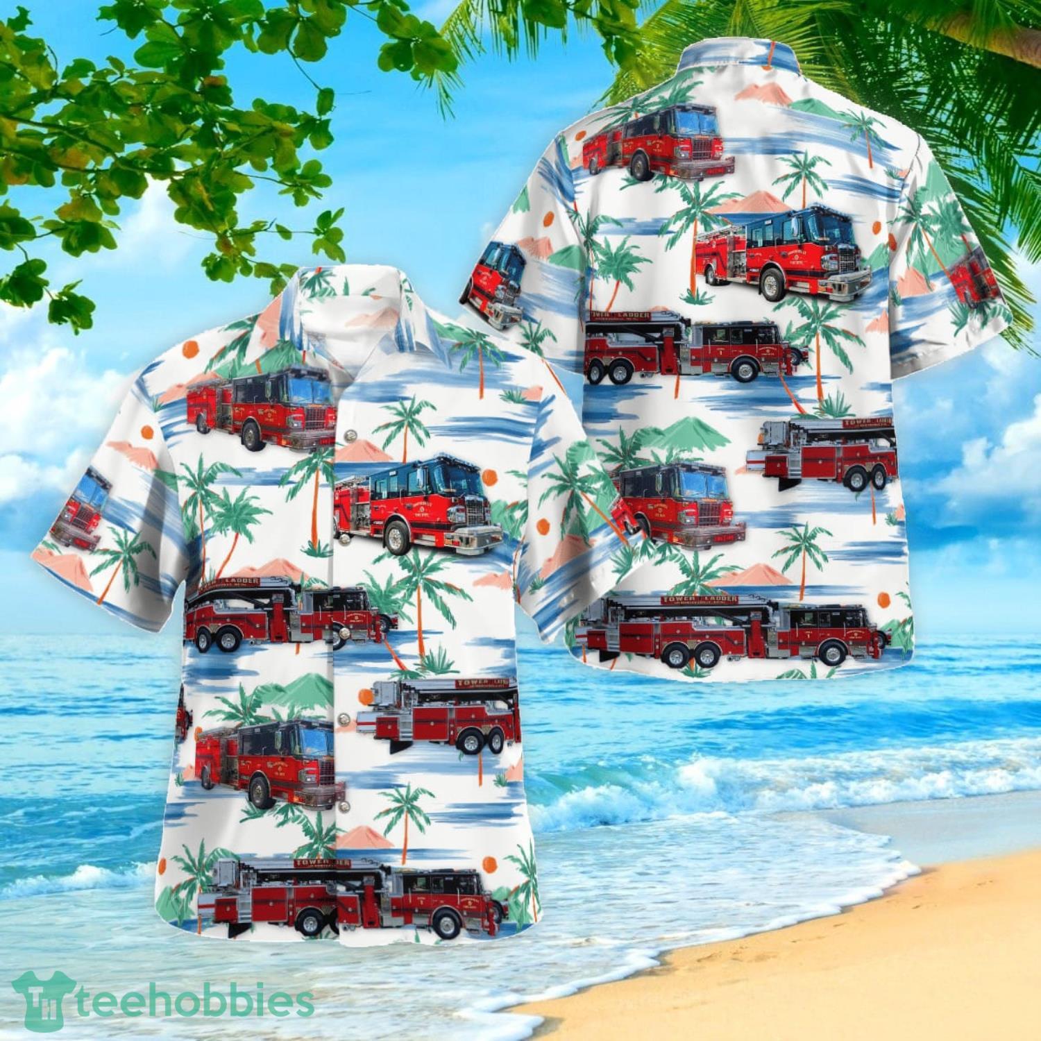 Huntersville Fire Department Beach Lover Aloha Summer Gift Hawaiian Shirt Product Photo 1 Huntersville Fire Department Beach Lover Aloha Summer Gift Hawaiian Shirt Product Photo 1