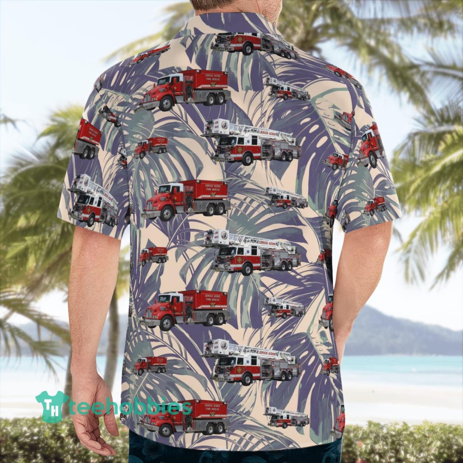 Lehigh Acres Fire Department Short Sleeve Aloha Summer Gift Hawaiian Shirt Product Photo 2 Lehigh Acres Fire Department Short Sleeve Aloha Summer Gift Hawaiian Shirt Product Photo 2