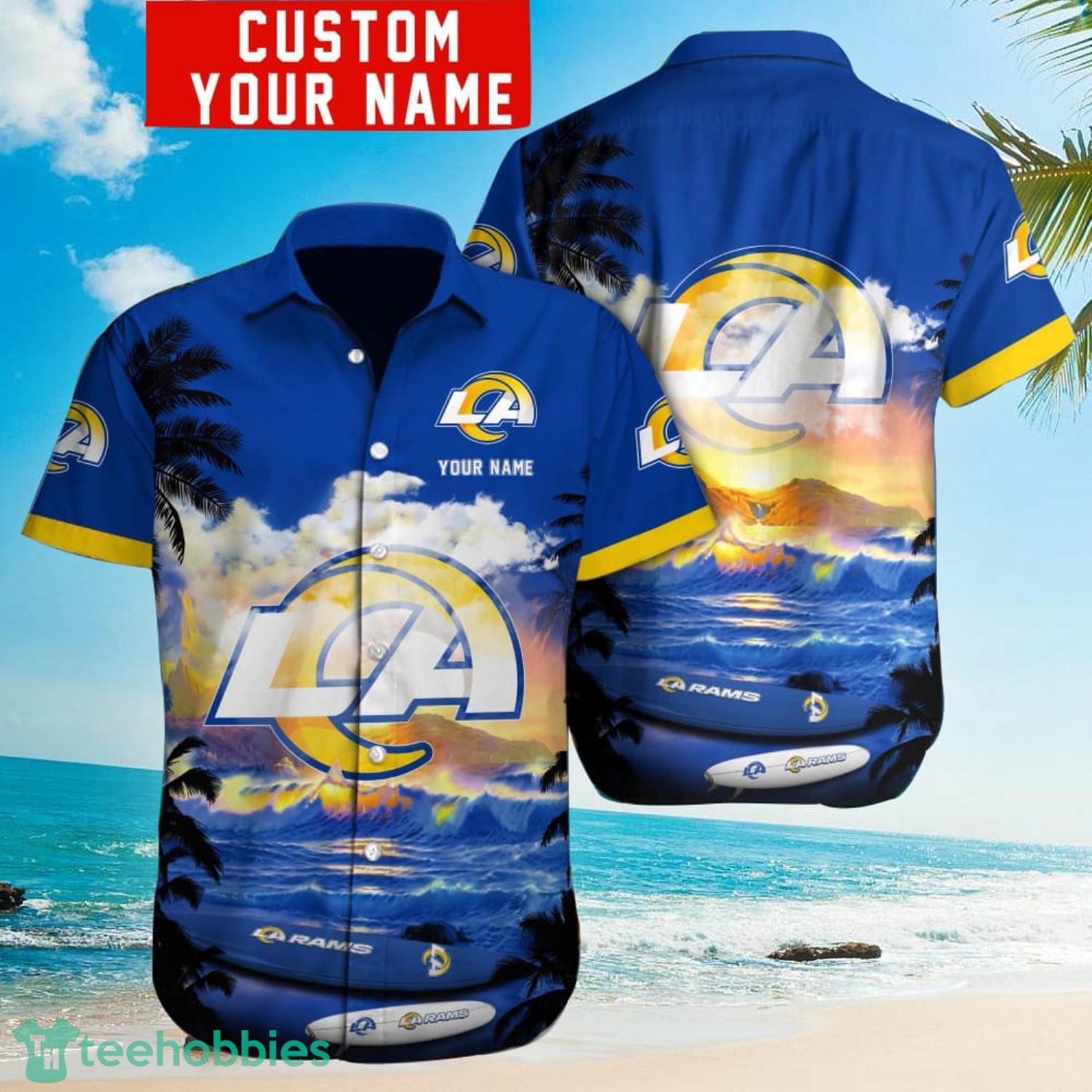 NFL Los Angeles Rams Summer Vacation Hawaiian Shirt - Binteez