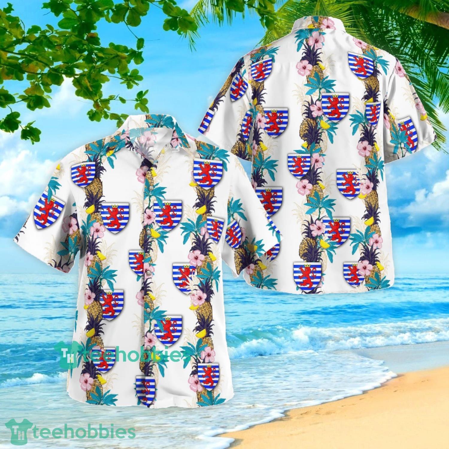 Luxembourg City Aloha Summer Beach Short Sleeve Hawaiian Shirt Product Photo 1 Luxembourg City Aloha Summer Beach Short Sleeve Hawaiian Shirt Product Photo 1