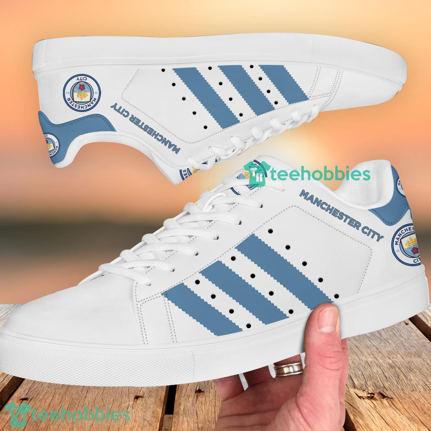 Man City Stan Smith Low Top Skate Shoes Sneakers For Men And Women Ver 2 Product Photo 3 Man City Stan Smith Low Top Skate Shoes Sneakers For Men And Women Ver 2 Product Photo 3