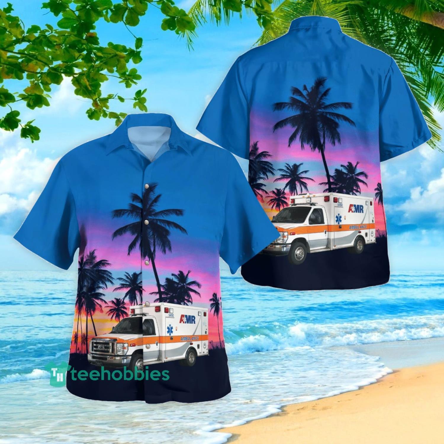 Memphis Tennessee AMR Ambulance Aloha Summer Beach Gift