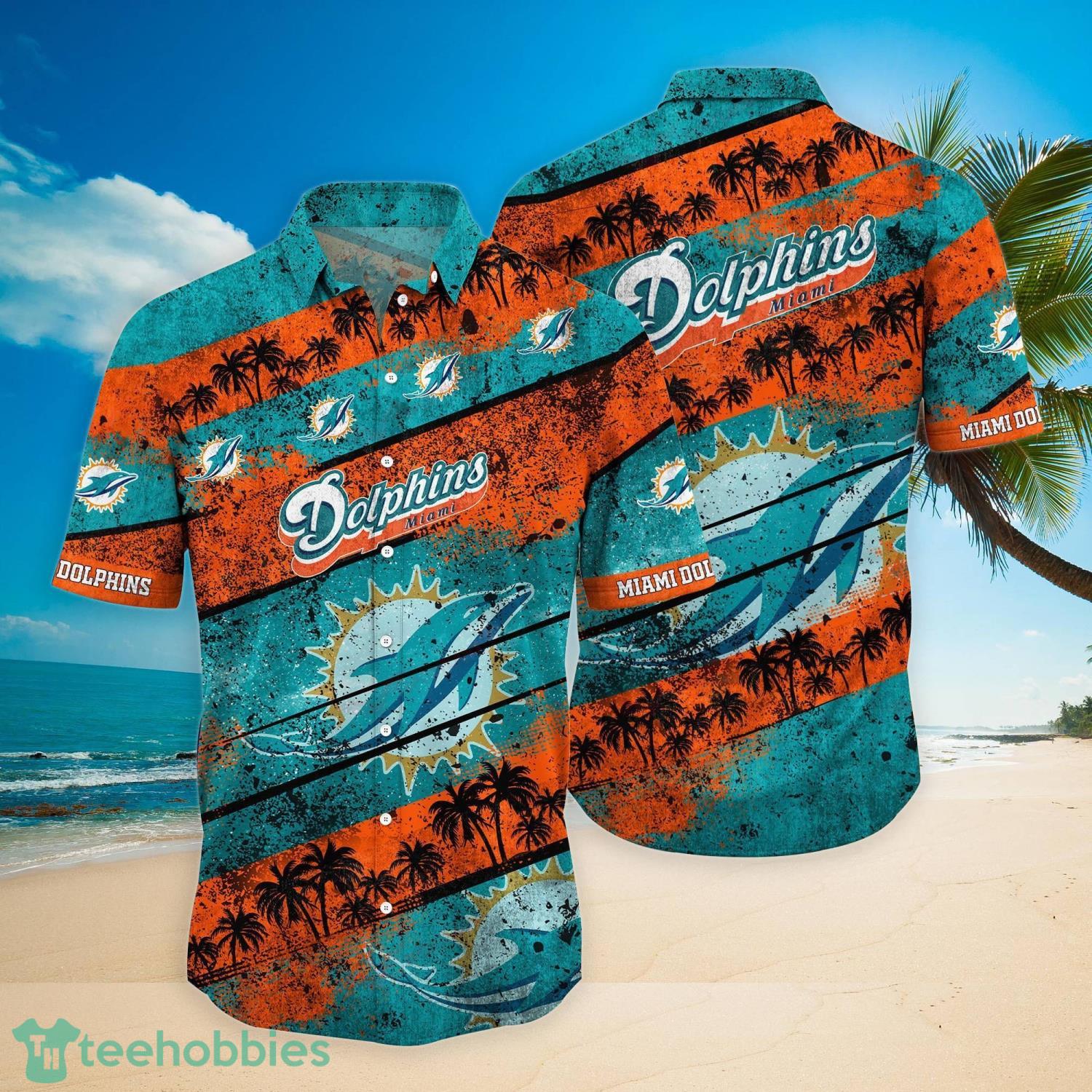 Miami Dolphins NFL Hawaiian Shirt Summer Vacation Gift Product Photo 1