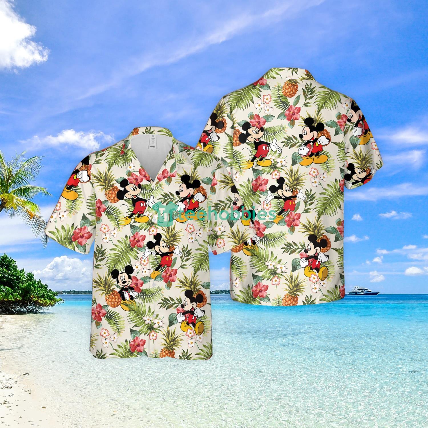 Mickey Mouse Hawaiian Shirt Mickey Mouse Pineapple Fruit Tropical Hawaiian Shirt Disney Summer Party Shirt Product Photo 1 Mickey Mouse Hawaiian Shirt Mickey Mouse Pineapple Fruit Tropical Hawaiian Shirt Disney Summer Party Shirt Product Photo 1