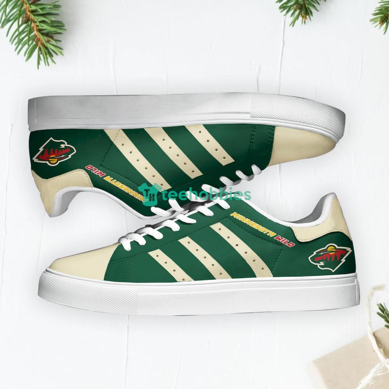Minnesota Wild Stan Smith Low Top Skate Shoes Sneakers For Fans Product Photo 2