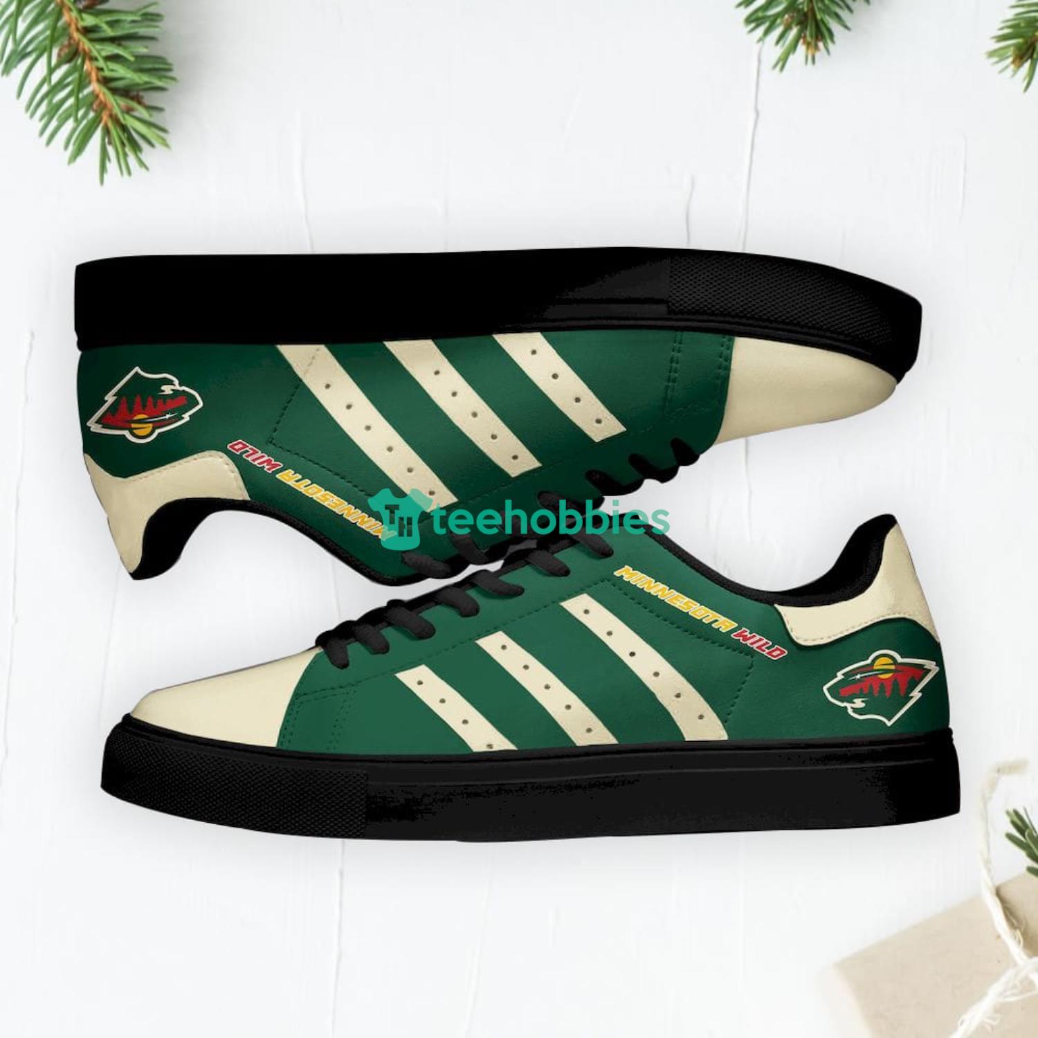 Minnesota Wild Stan Smith Low Top Skate Shoes Sneakers For Fans Product Photo 1