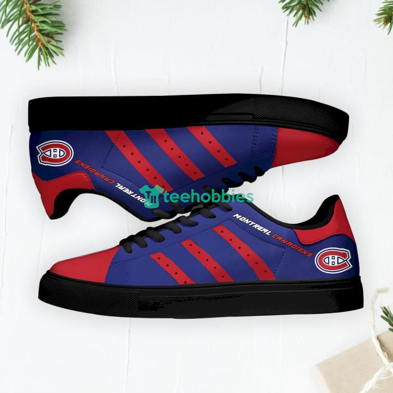 Montreal Canadiens Stan Smith Low Top Skate Shoes Sneakers For Fans Product Photo 1