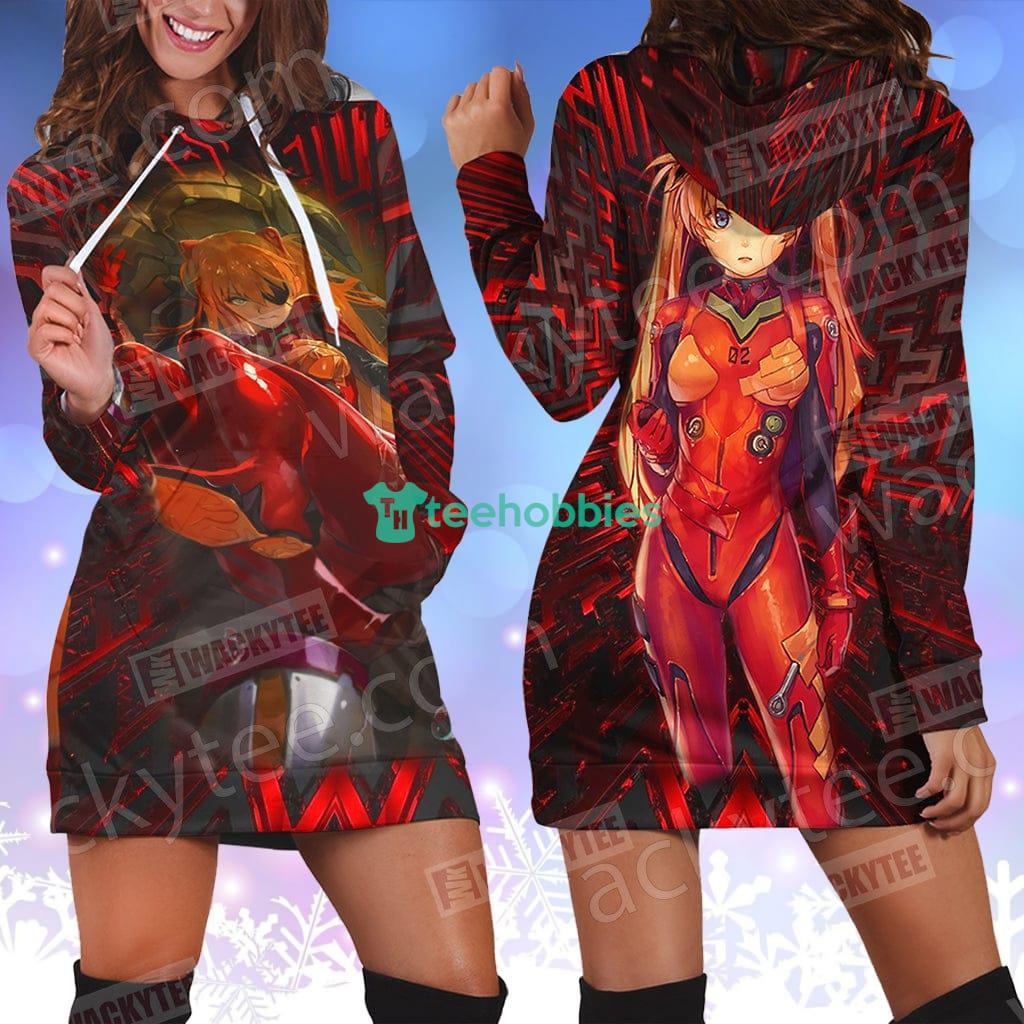 Neon Genesis Evangelion Soryu Asuka Langley 3D Hoodie Dress For Women - Neon Genesis Evangelion Soryu Asuka Langley 3D Hoodie Dress For Women Neon Genesis Evangelion Soryu Asuka Langley 3D Hoodie Dress For Women - Neon Genesis Evangelion Soryu Asuka Langley 3D Hoodie Dress For Women
