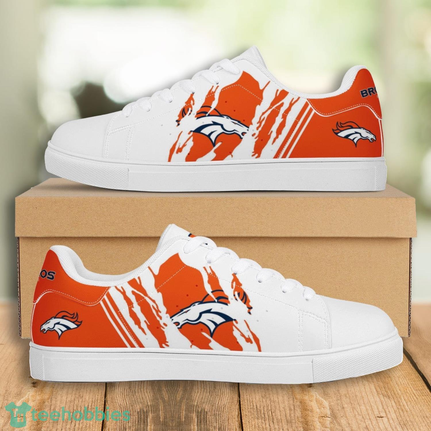 Denver Broncos NFL 3 Colors Mix Low Top Skate Shoes For Men And