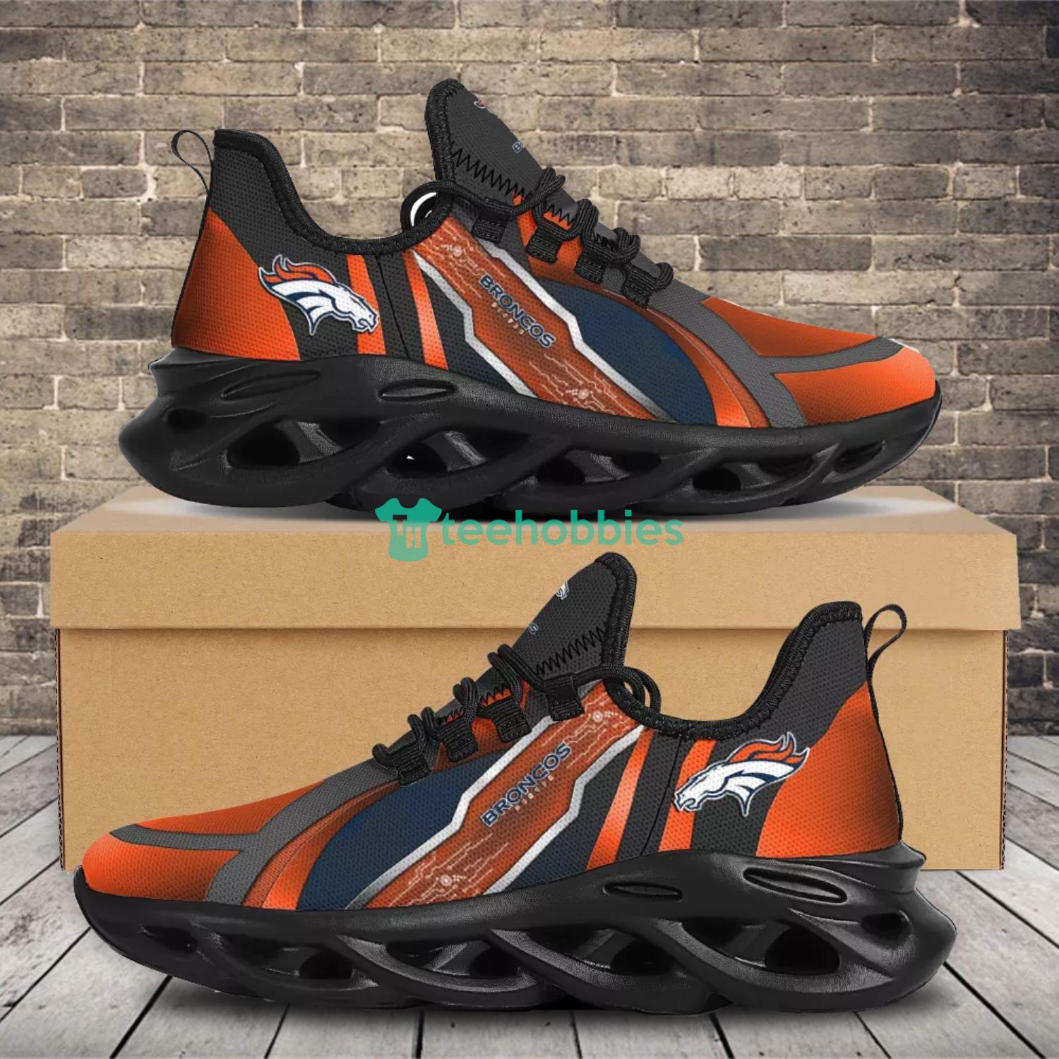 NFL Denver Broncos Team Chunky Sneaker Max Soul Shoes For Fans Sport Product Photo 1