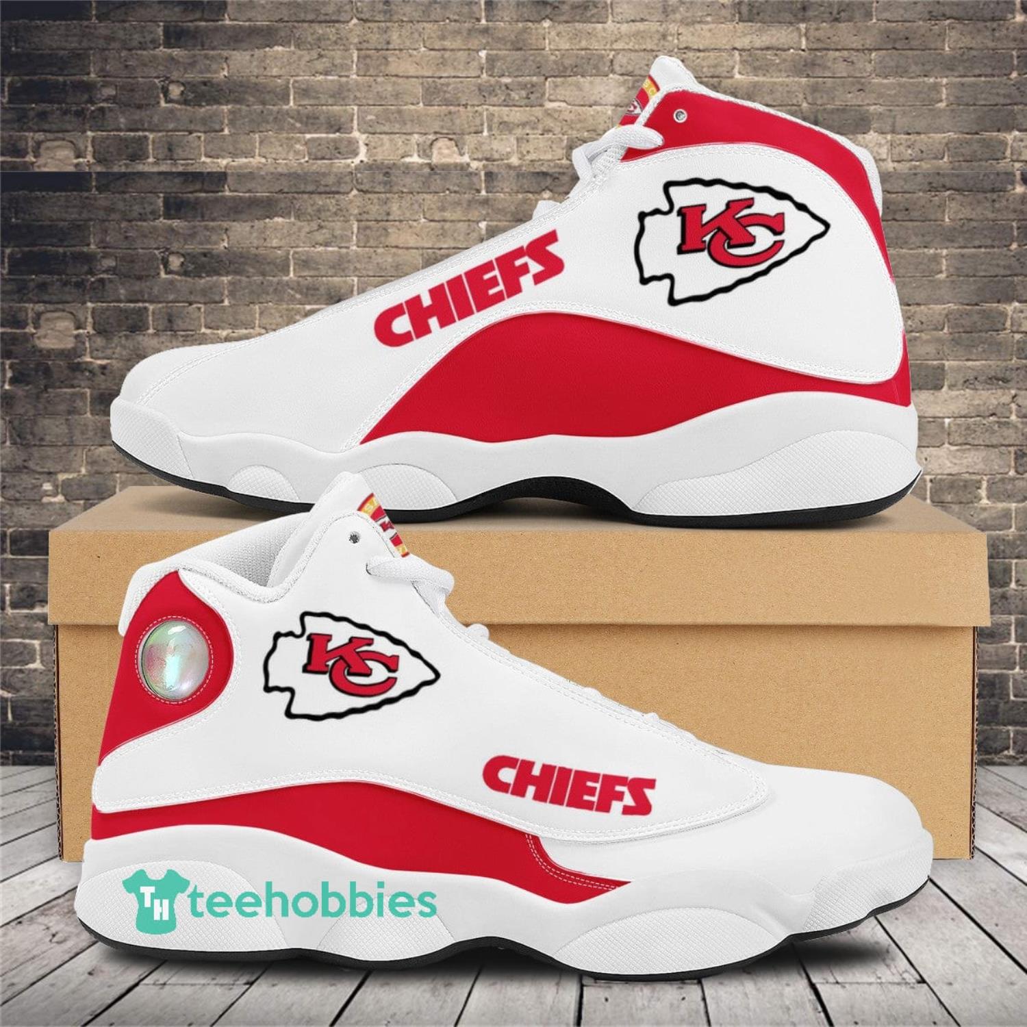 NFL Kansas City Chiefs Sport Team Basketball Sneakers Men And Women Air Jordan 13 Shoes Product Photo 1 NFL Kansas City Chiefs Sport Team Basketball Sneakers Men And Women Air Jordan 13 Shoes Product Photo 1