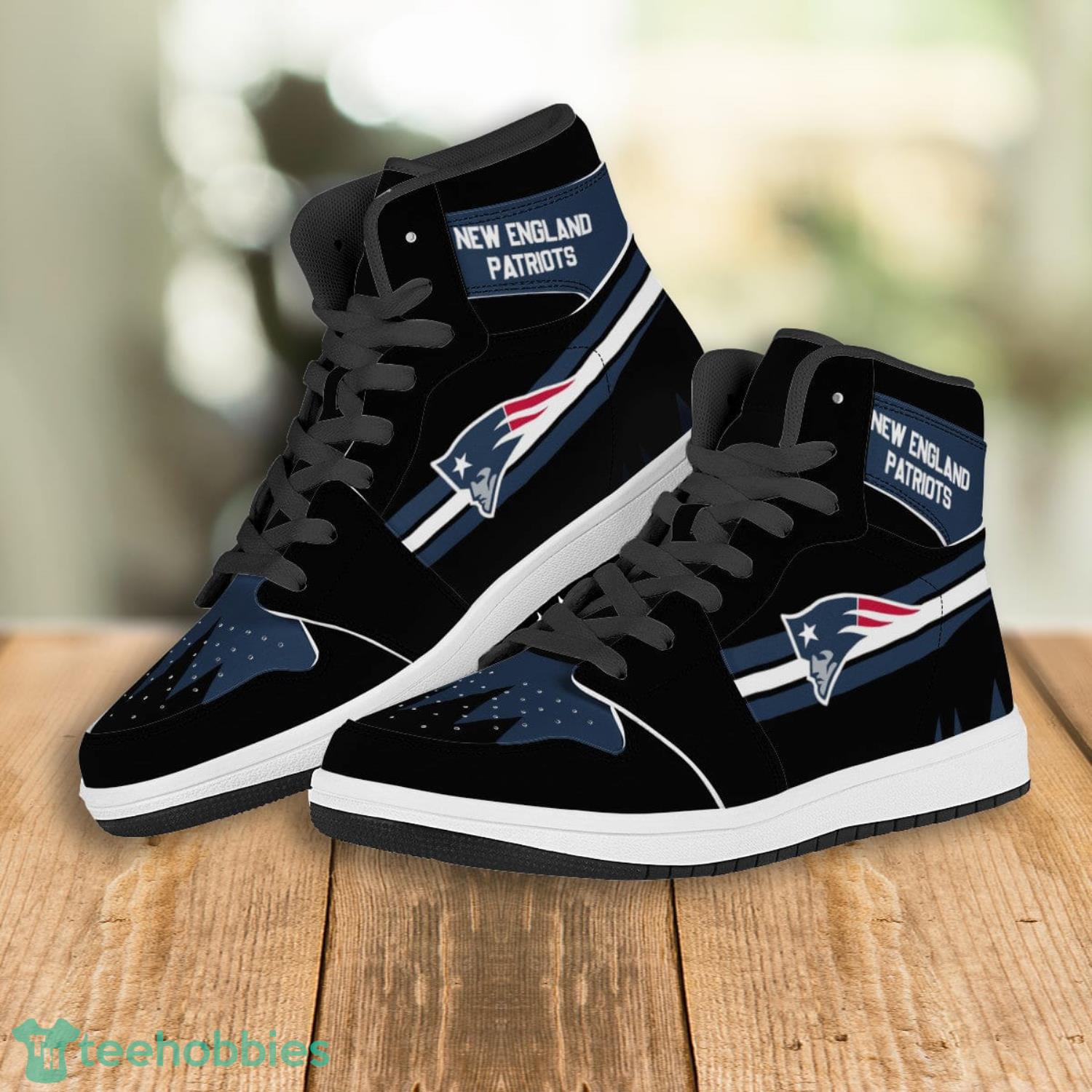 NFL New England Patriots Air Jordan Hightop Shoes For Fans Product Photo 1