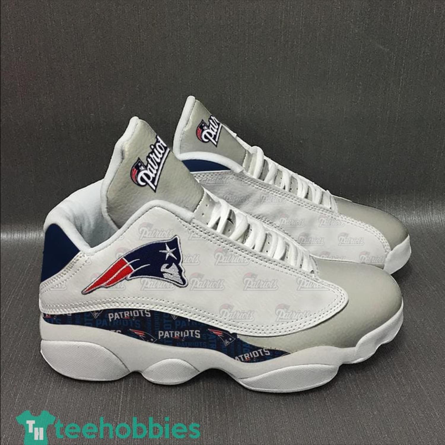NFL New England Patriots Sport Gift Basketball Sneakers Air Jordan 13 Shoes Product Photo 1