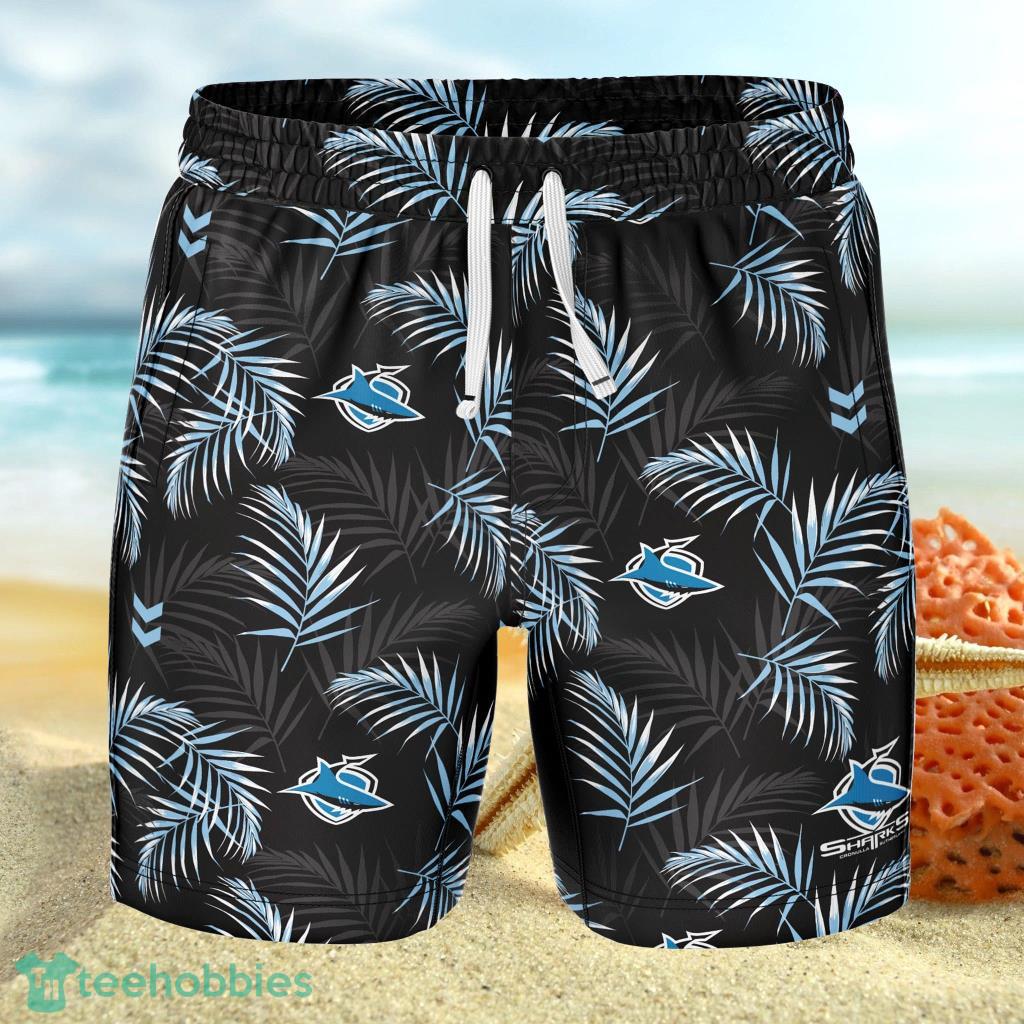 NRL Sharks 'Volley' Swim Hawaiian Short - NRL Sharks 'Volley' Swim Hawaiian Short