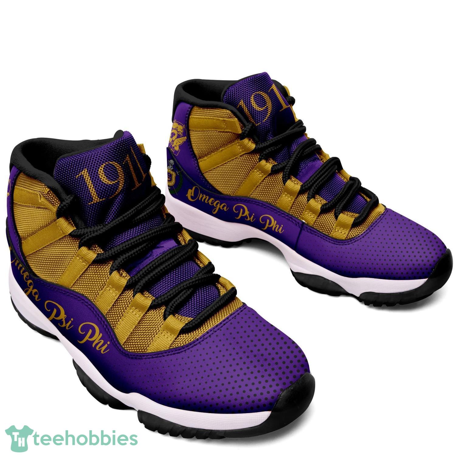 Omega Psi Phi Air Jordan 11 Shoes Men And Women Sneakers