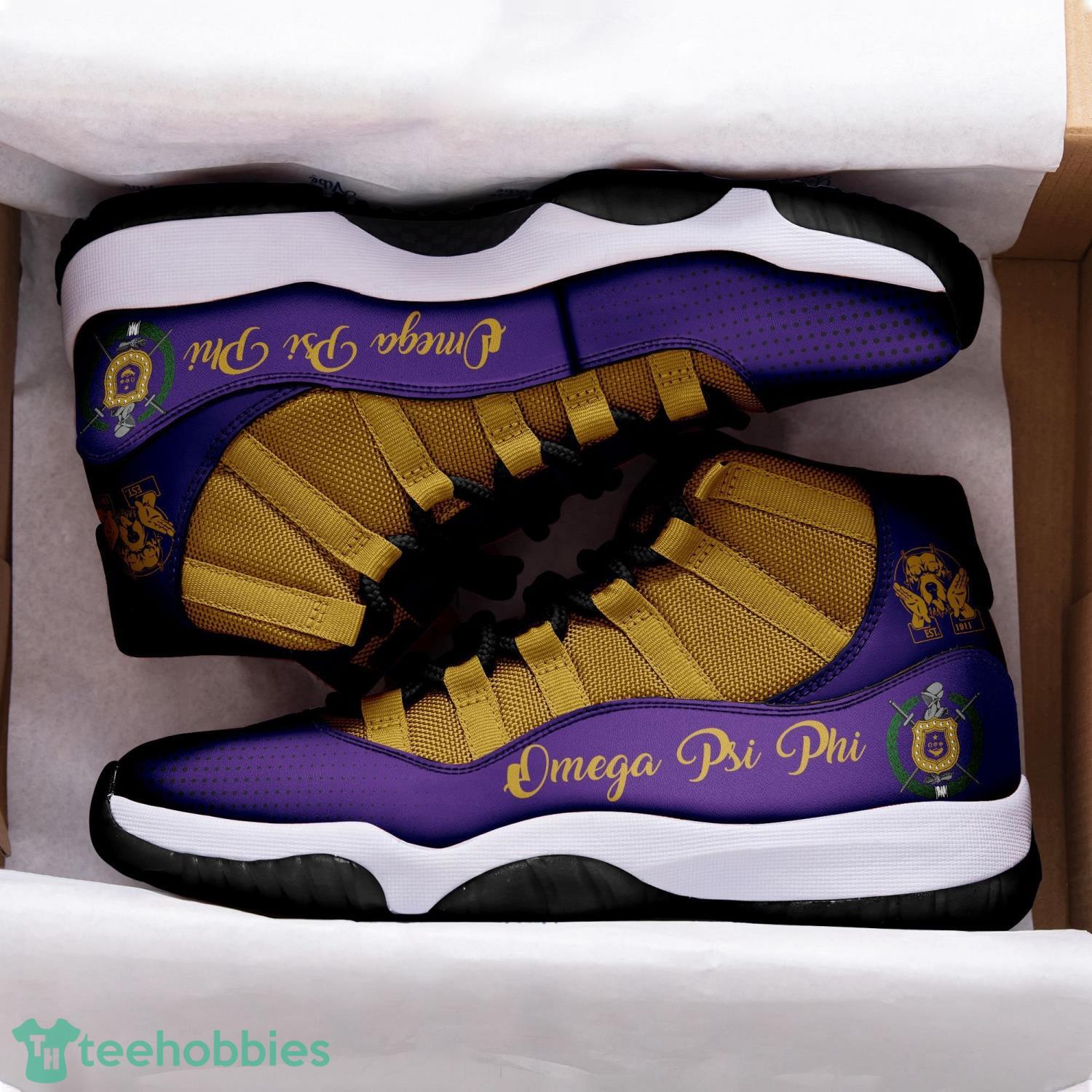 Omega Psi Phi Air Jordan 11 Shoes Men And Women Sneakers