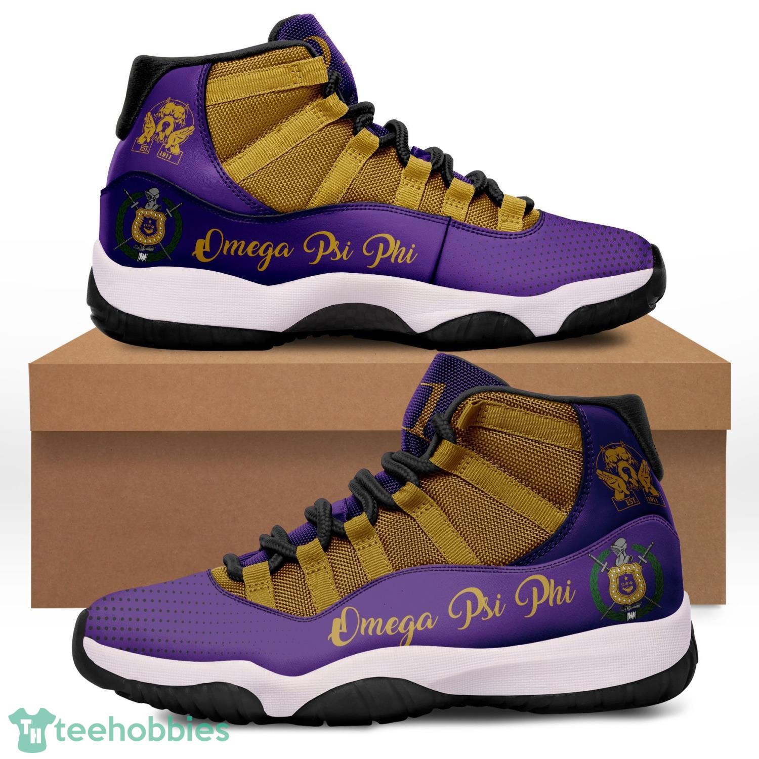 Omega Psi Phi Air Jordan 11 Shoes Men And Women Sneakers