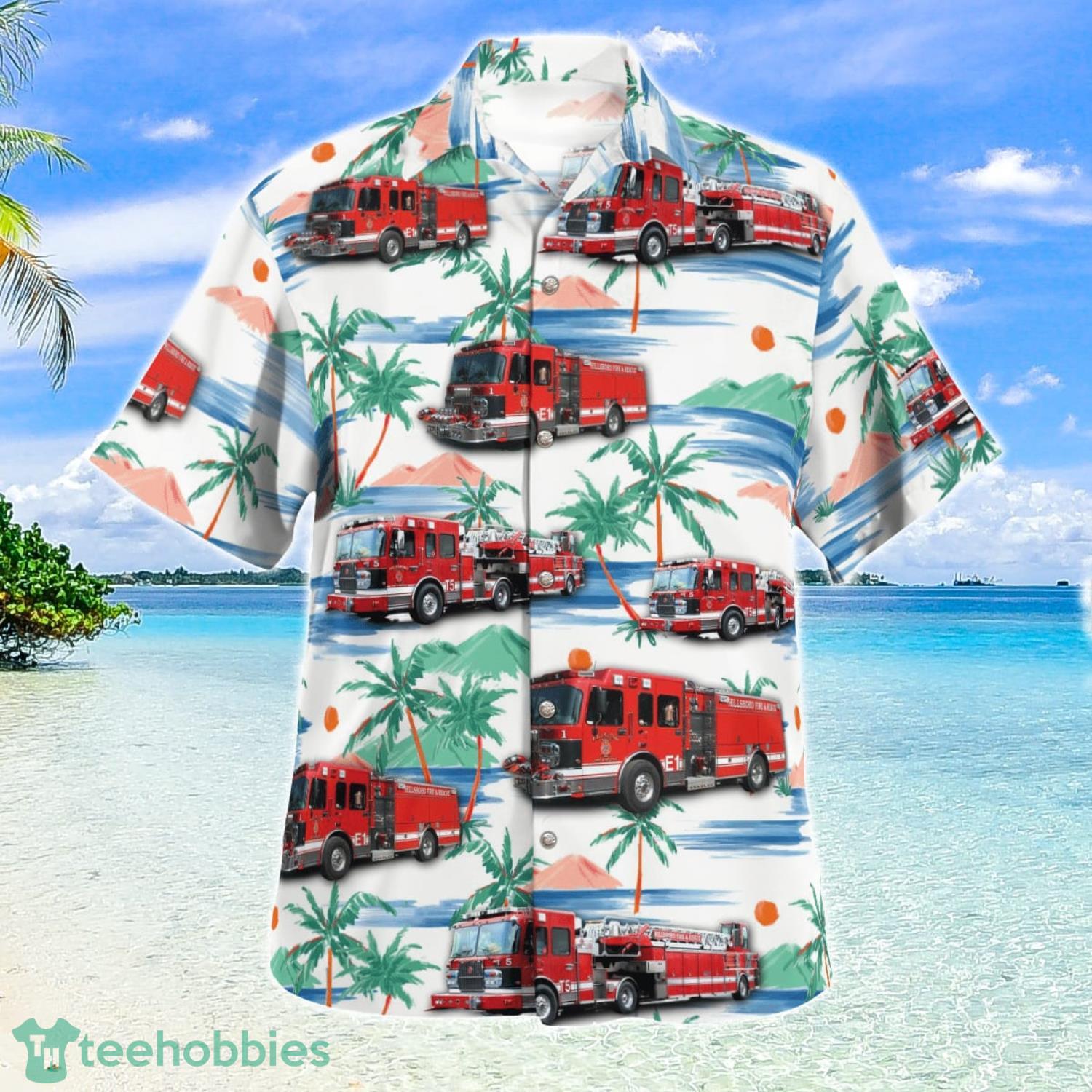 Oregon Hillsboro Fire & Rescue Summer Gift Aloha Hawaiian Shirt Product Photo 2 Oregon Hillsboro Fire & Rescue Summer Gift Aloha Hawaiian Shirt Product Photo 2