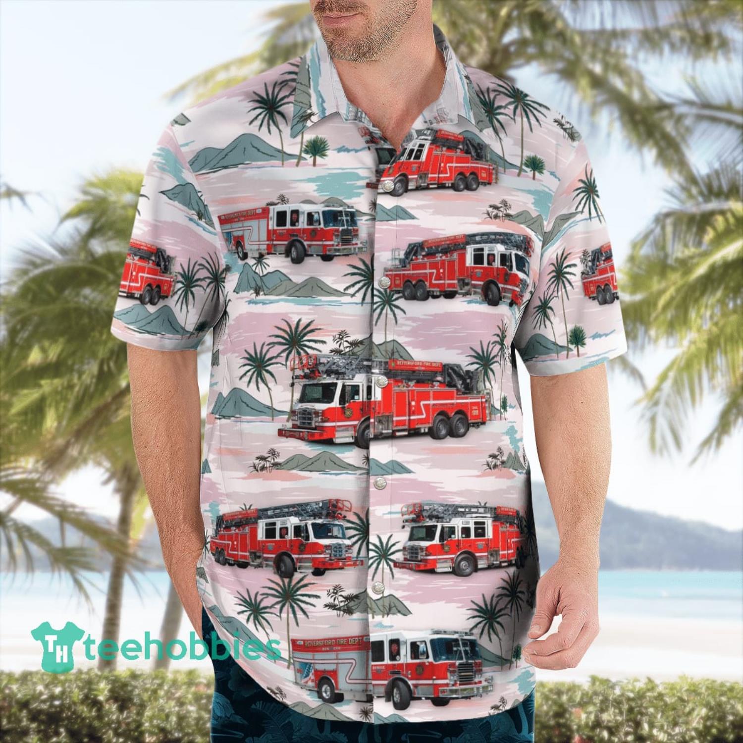 Pennsylvania Royersford Fire Department Summer Beach Aloha Hawaiian Shirt Product Photo 4 Pennsylvania Royersford Fire Department Summer Beach Aloha Hawaiian Shirt Product Photo 4