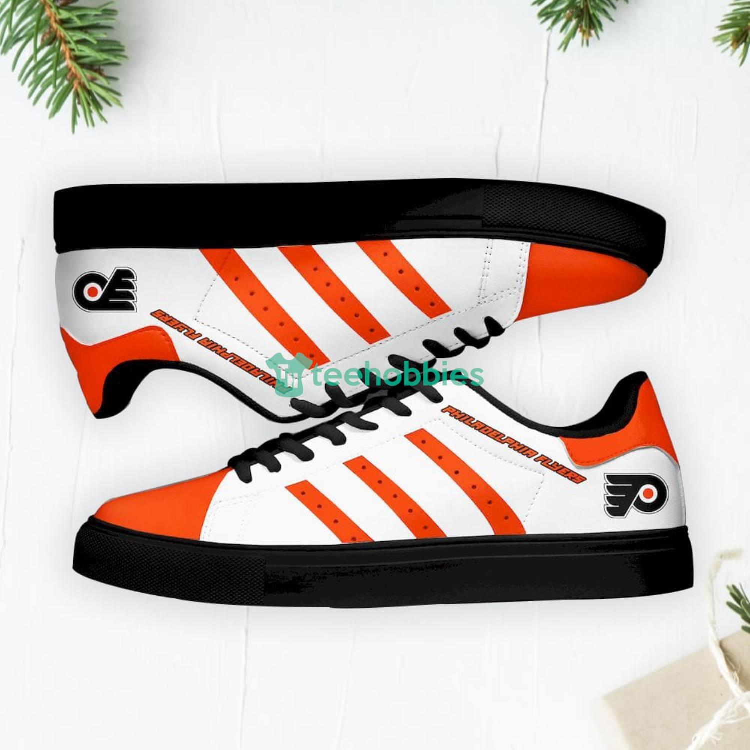 Philadelphia Flyers Stan Smith Low Top Skate Shoes Sneakers For Fans Product Photo 1