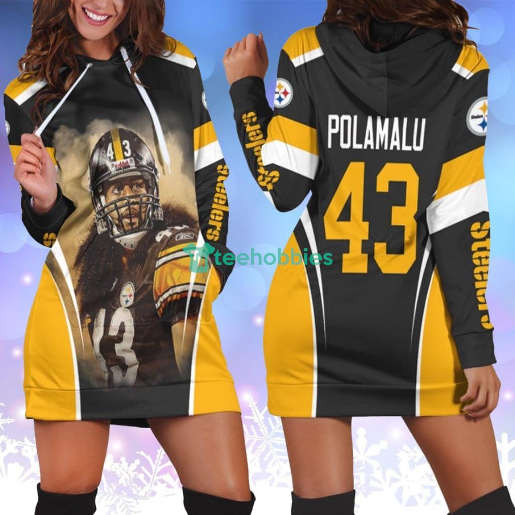 Pittsburgh Steelers Troy Polamalu 43 Black Jersey Style 3D Allover Designed Gift For Steelers Fans Polamalu For Women - 180523-174514 Pittsburgh Steelers Troy Polamalu 43 Black Jersey Style 3D Allover Designed Gift For Steelers Fans Polamalu For Women - 180523-174514