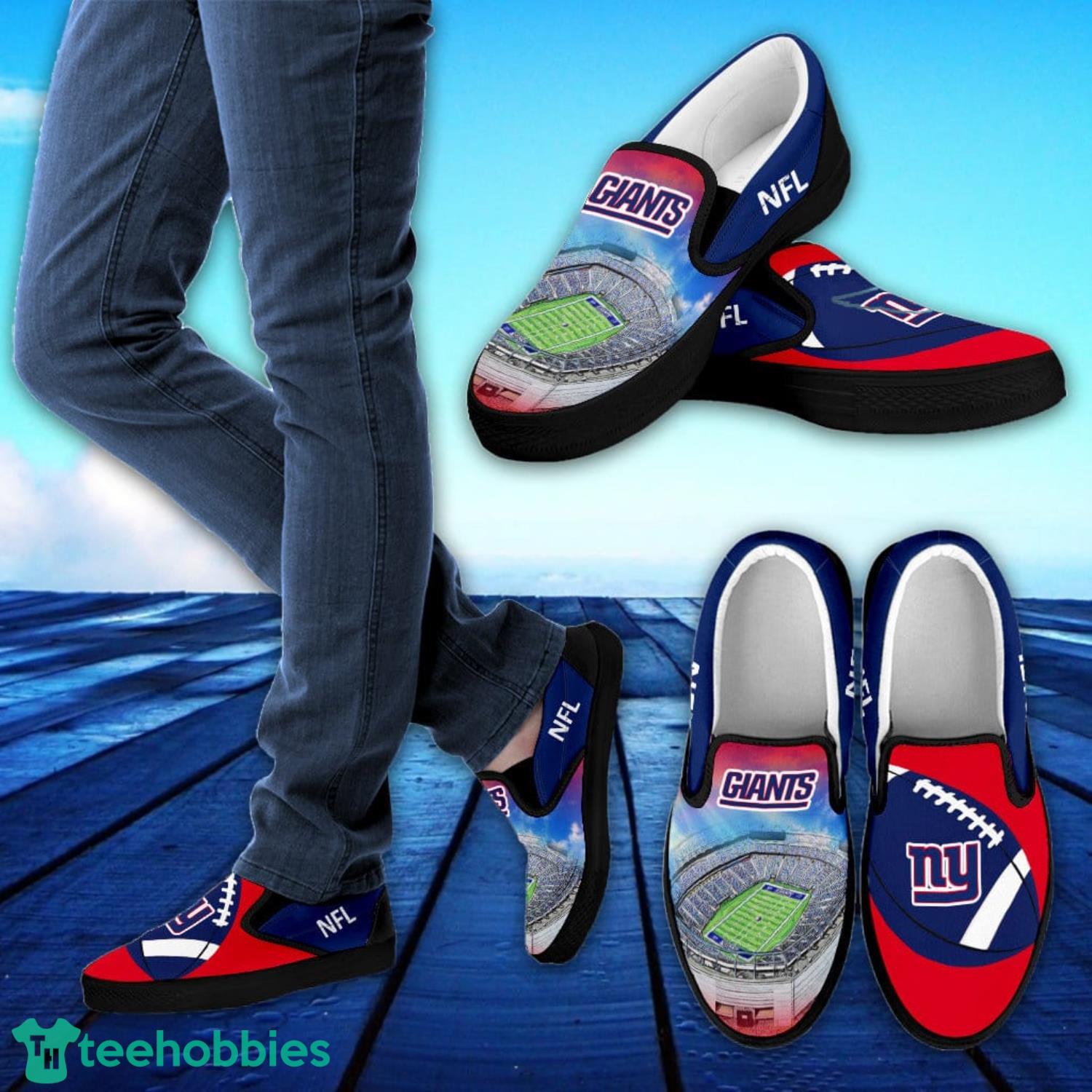 Proud Of Stadium New York Giants AOP Print Slip-on Shoes For Men And Women Product Photo 1 Proud Of Stadium New York Giants AOP Print Slip-on Shoes For Men And Women Product Photo 1