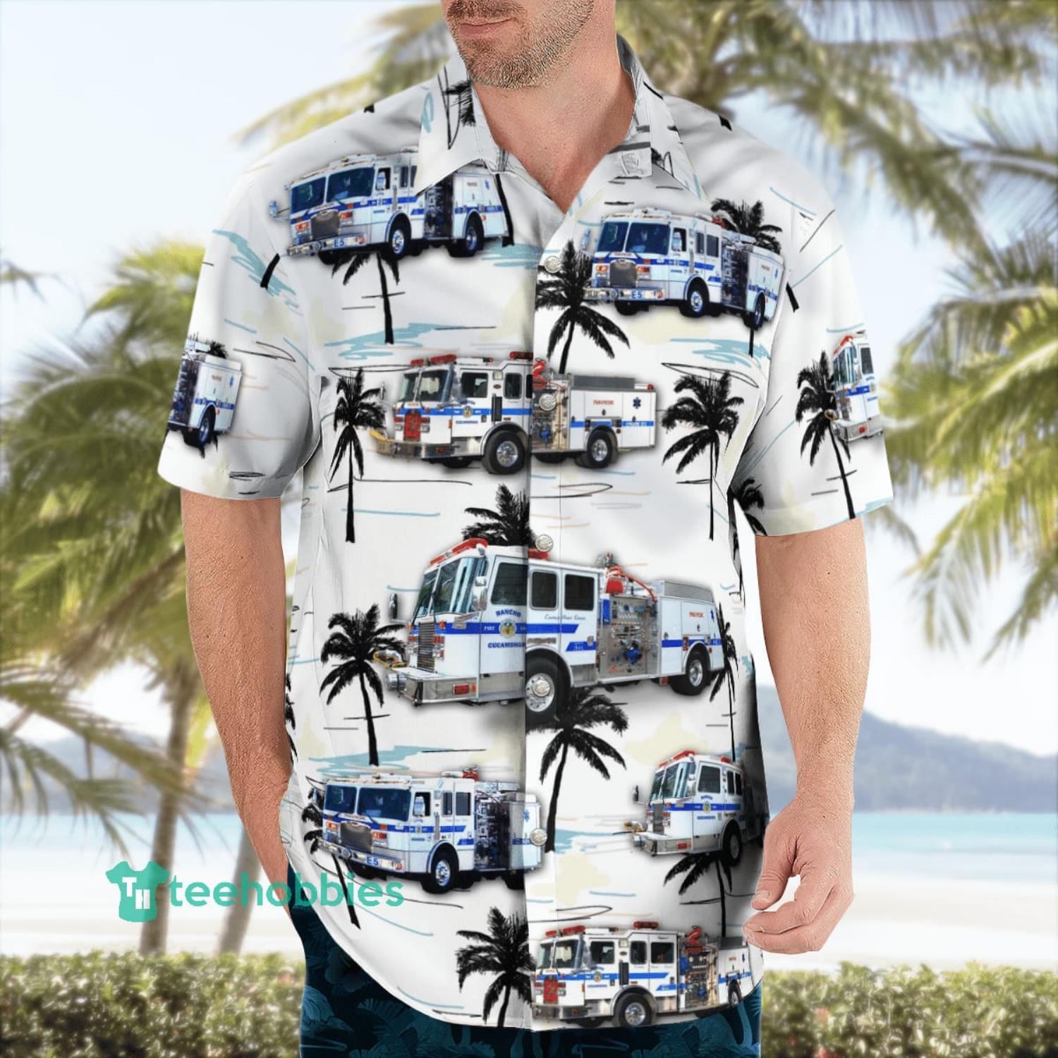 Rancho Cucamonga Fire District Aloha Summer Beach Gift Hawaiian Shirt Product Photo 3 Rancho Cucamonga Fire District Aloha Summer Beach Gift Hawaiian Shirt Product Photo 3