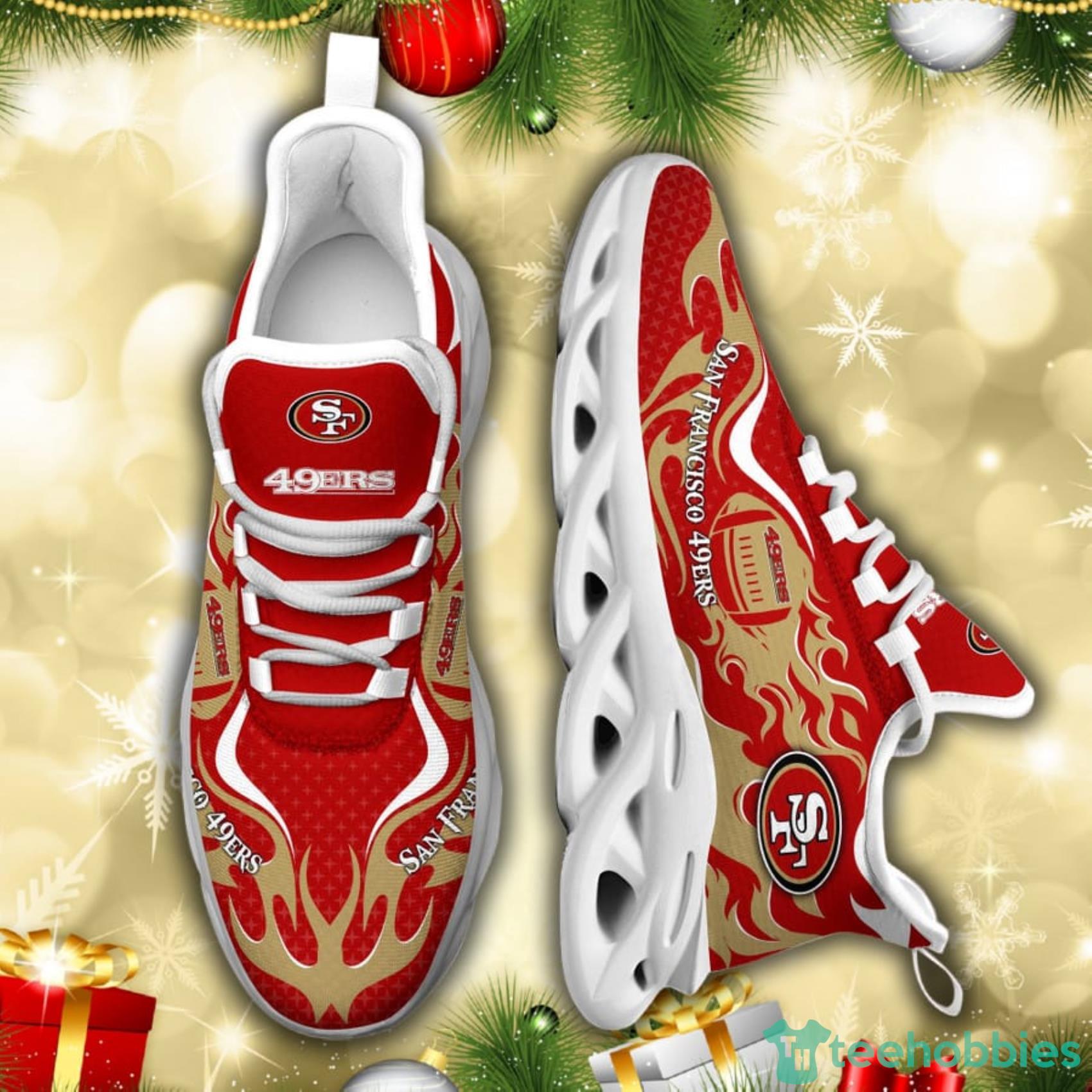 San Francisco 49ers NFL Fire Ball AOP Print Max Soul Shoes Gift For Fans Product Photo 6