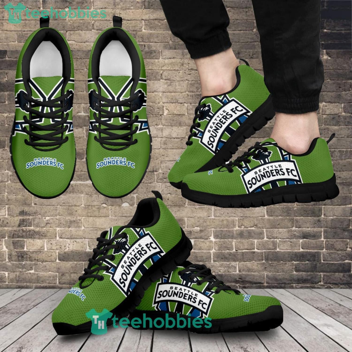 Seattle Sounders FC Men And Women Sneakers Running Shoes For Fans image Seattle Sounders FC Men And Women Sneakers Running Shoes For Fans Product Photo 2