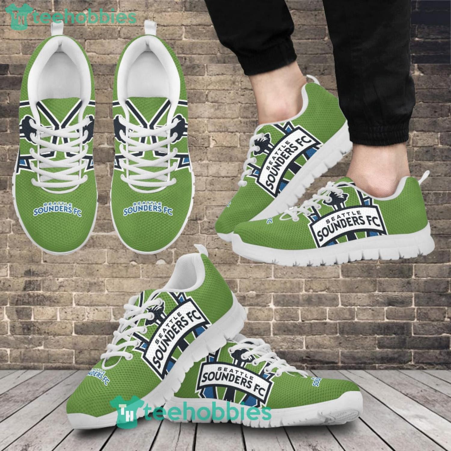 Seattle Sounders FC Men And Women Sneakers Running Shoes For Fans Product Photo 1 Seattle Sounders FC Men And Women Sneakers Running Shoes For Fans Product Photo 1