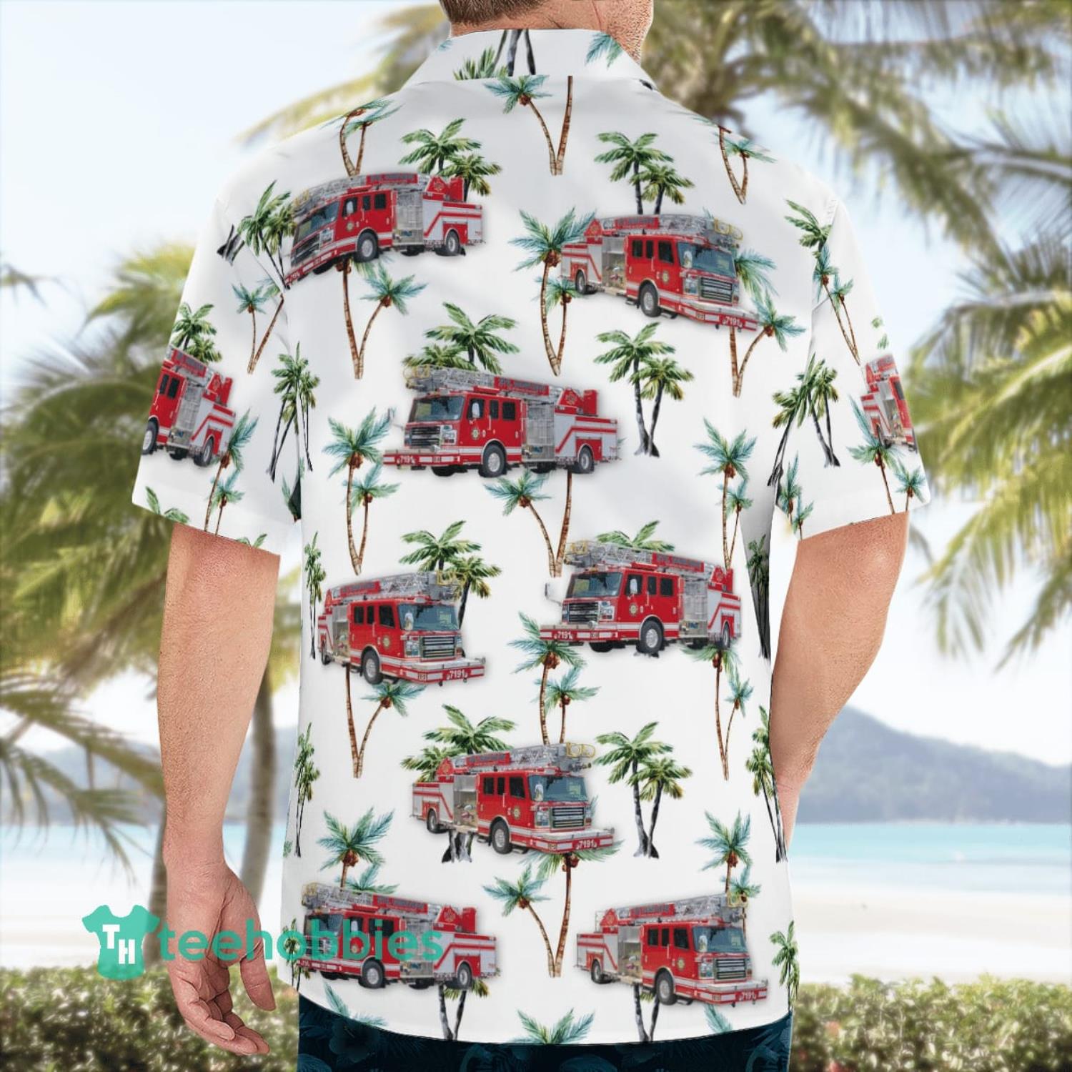 Ste Genevieve Fire Department Short Sleeve Aloha Summer Gift Hawaiian Shirt image Ste Genevieve Fire Department Short Sleeve Aloha Summer Gift Hawaiian Shirt Product Photo 2