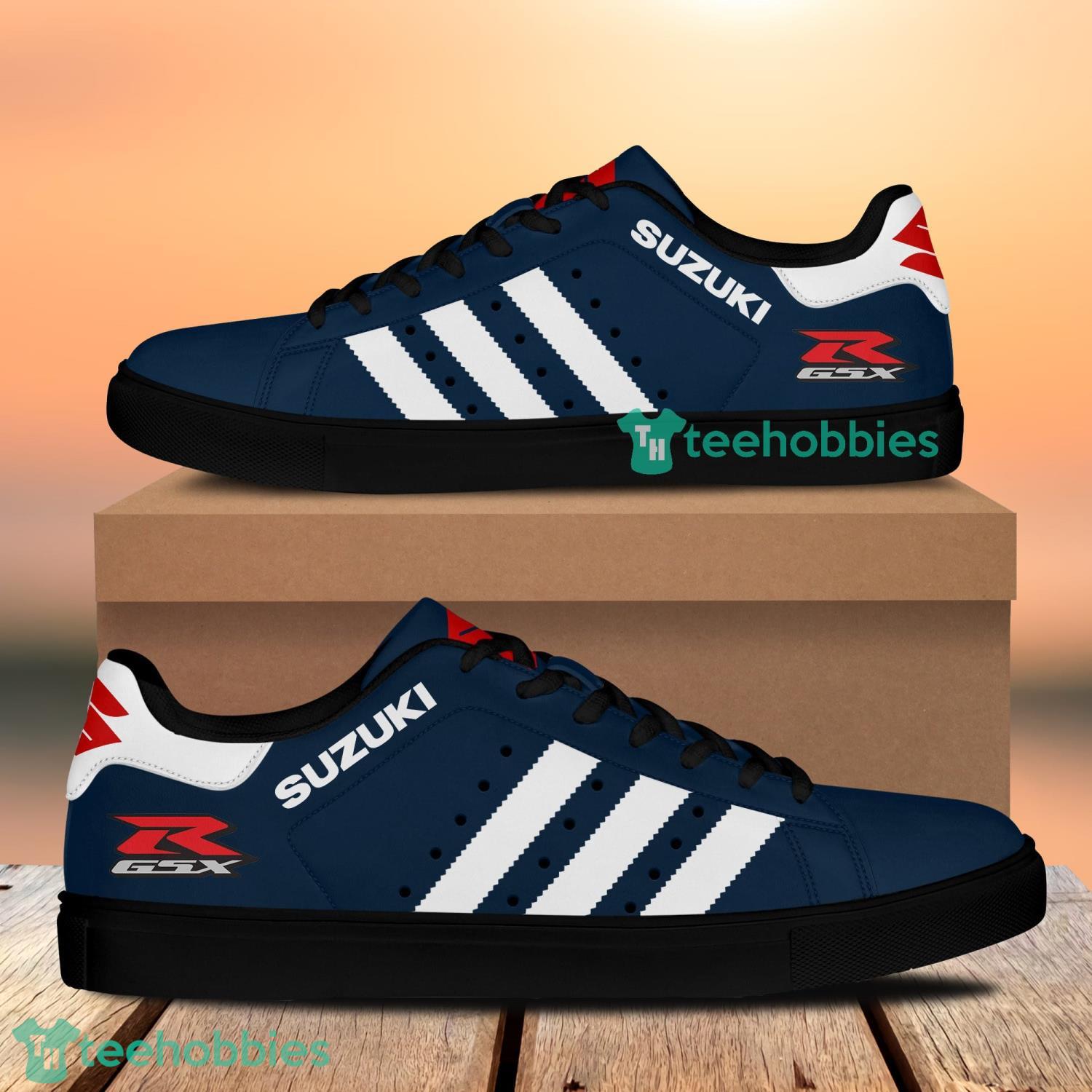 Suzuki Racing Stan Smith Low Top Skate Shoes For Men And Women Ver 13 image Suzuki Racing Stan Smith Low Top Skate Shoes For Men And Women Ver 13 Product Photo 2