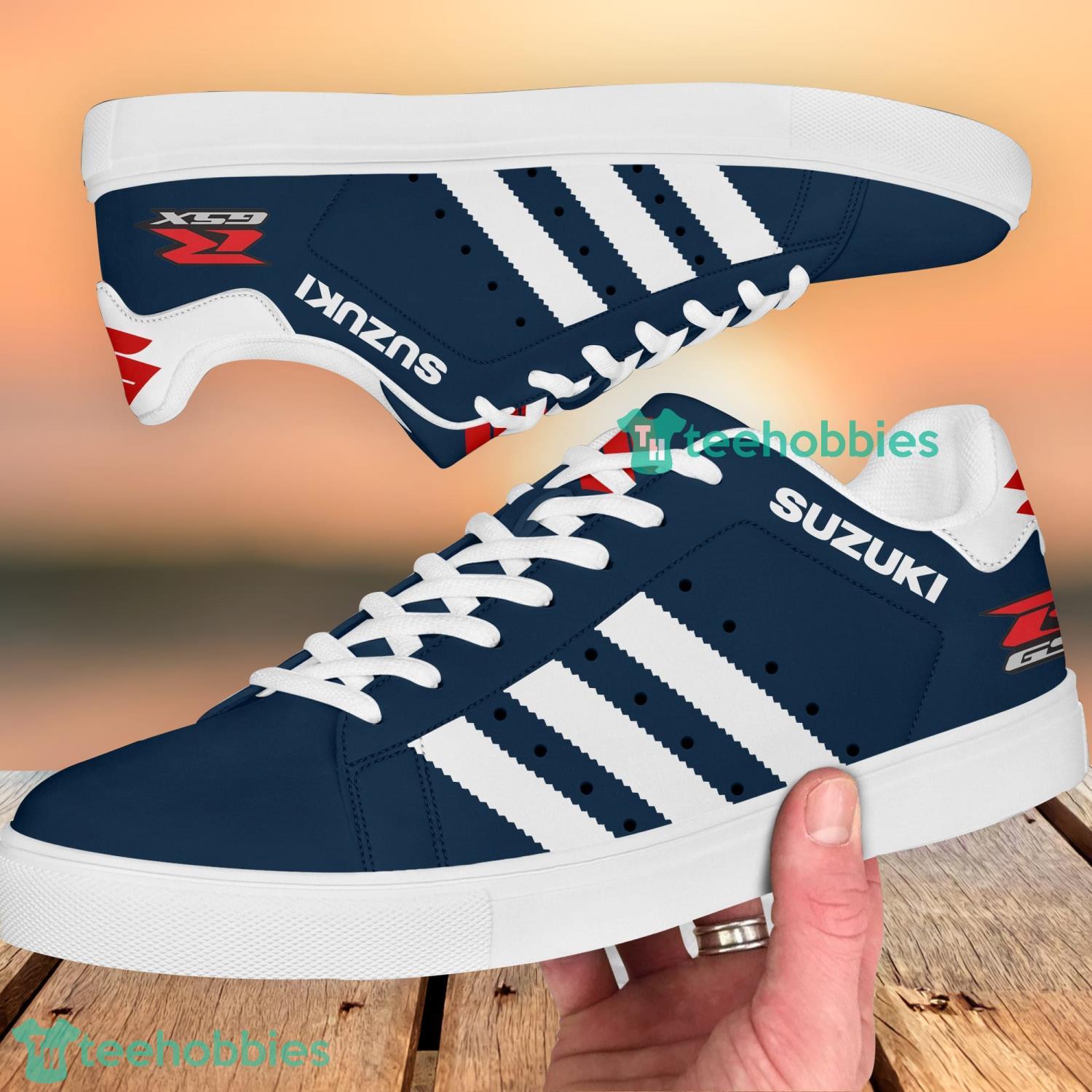 Suzuki Racing Stan Smith Low Top Skate Shoes For Men And Women Ver 13 Product Photo 3 Suzuki Racing Stan Smith Low Top Skate Shoes For Men And Women Ver 13 Product Photo 3