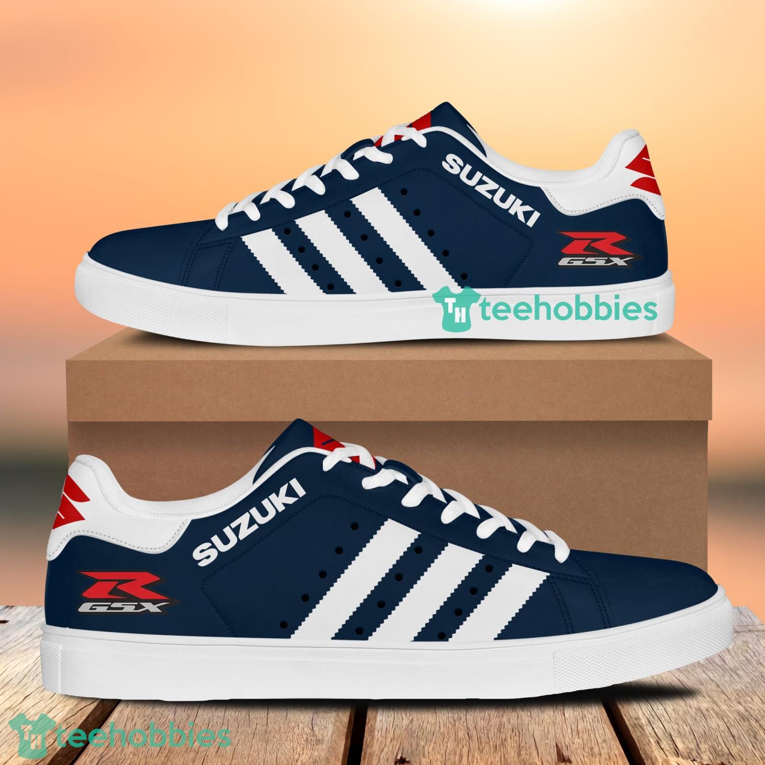 Suzuki Racing Stan Smith Low Top Skate Shoes For Men And Women Ver 13 Product Photo 1 Suzuki Racing Stan Smith Low Top Skate Shoes For Men And Women Ver 13 Product Photo 1