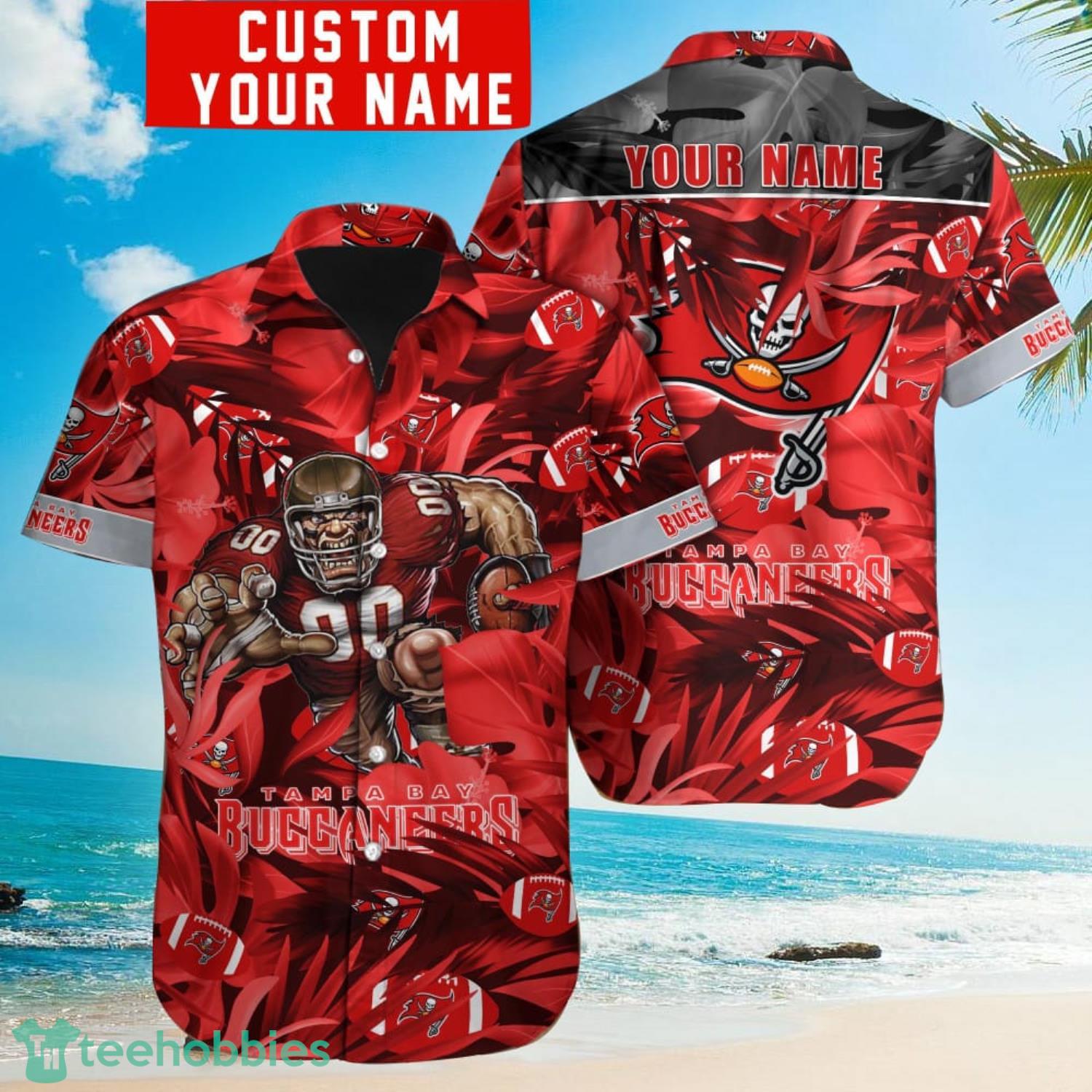 Men's M Tampa Bay Buccaneers Hawaiian Shirt Classic 