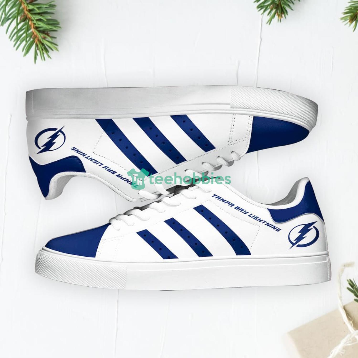 Tampa Bay Lightning Stan Smith Low Top Skate Shoes Sneakers For Fans Product Photo 2