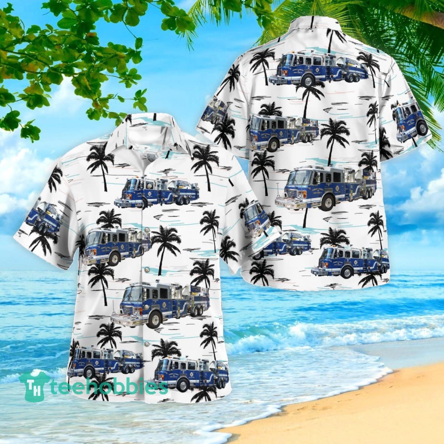 Tarrytown Fire Department Summer Beach Aloha Hawaiian Shirt Product Photo 1 Tarrytown Fire Department Summer Beach Aloha Hawaiian Shirt Product Photo 1